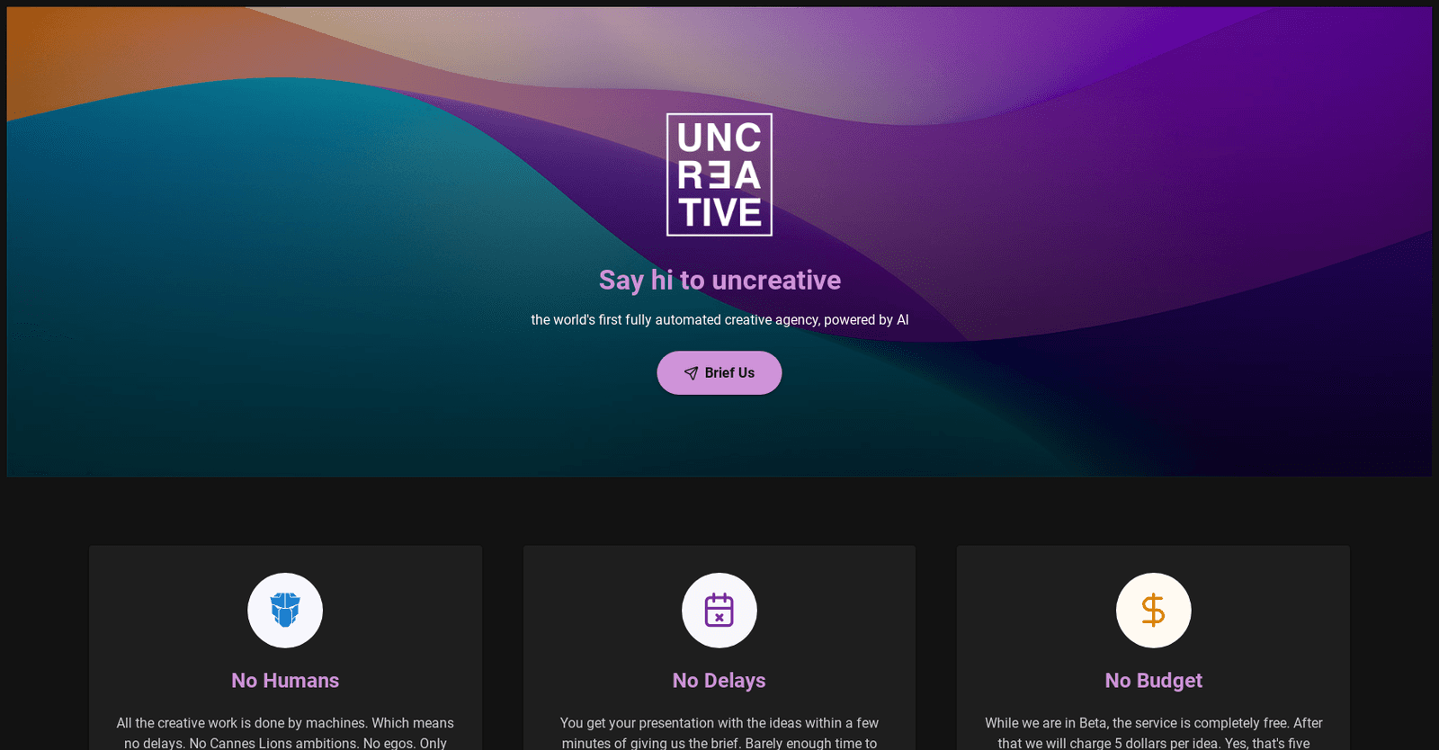 Uncreative Agency