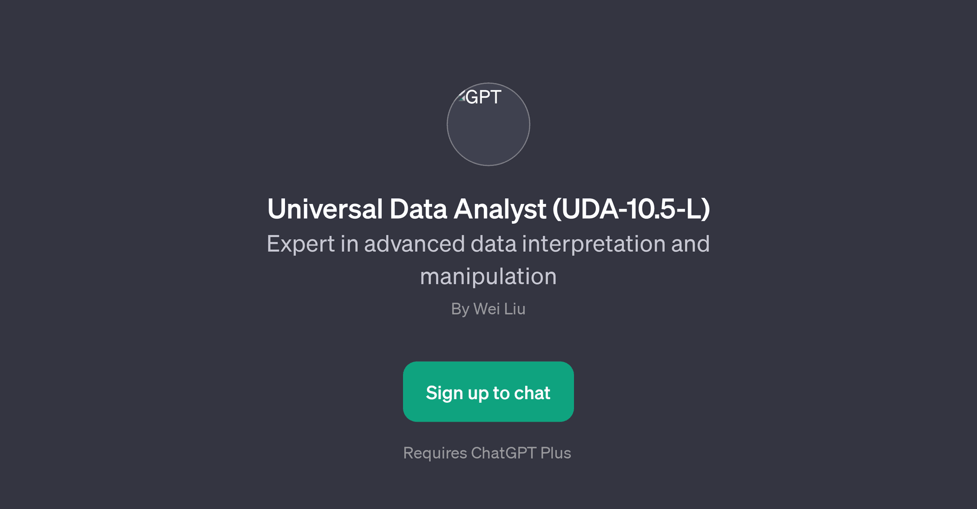 Universal Data Analyst (UDA-10.5-L)