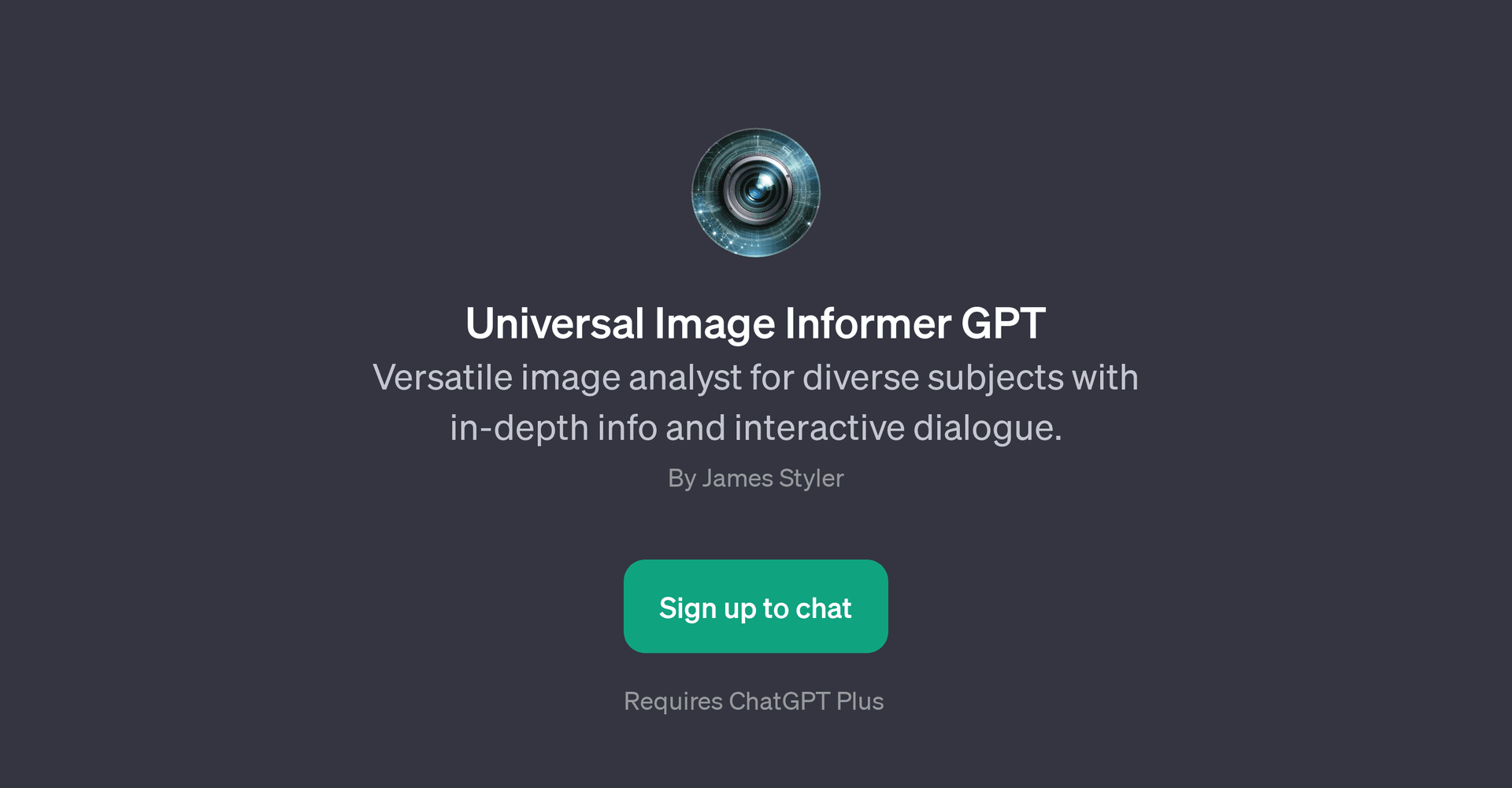 Universal Image Informer GPT