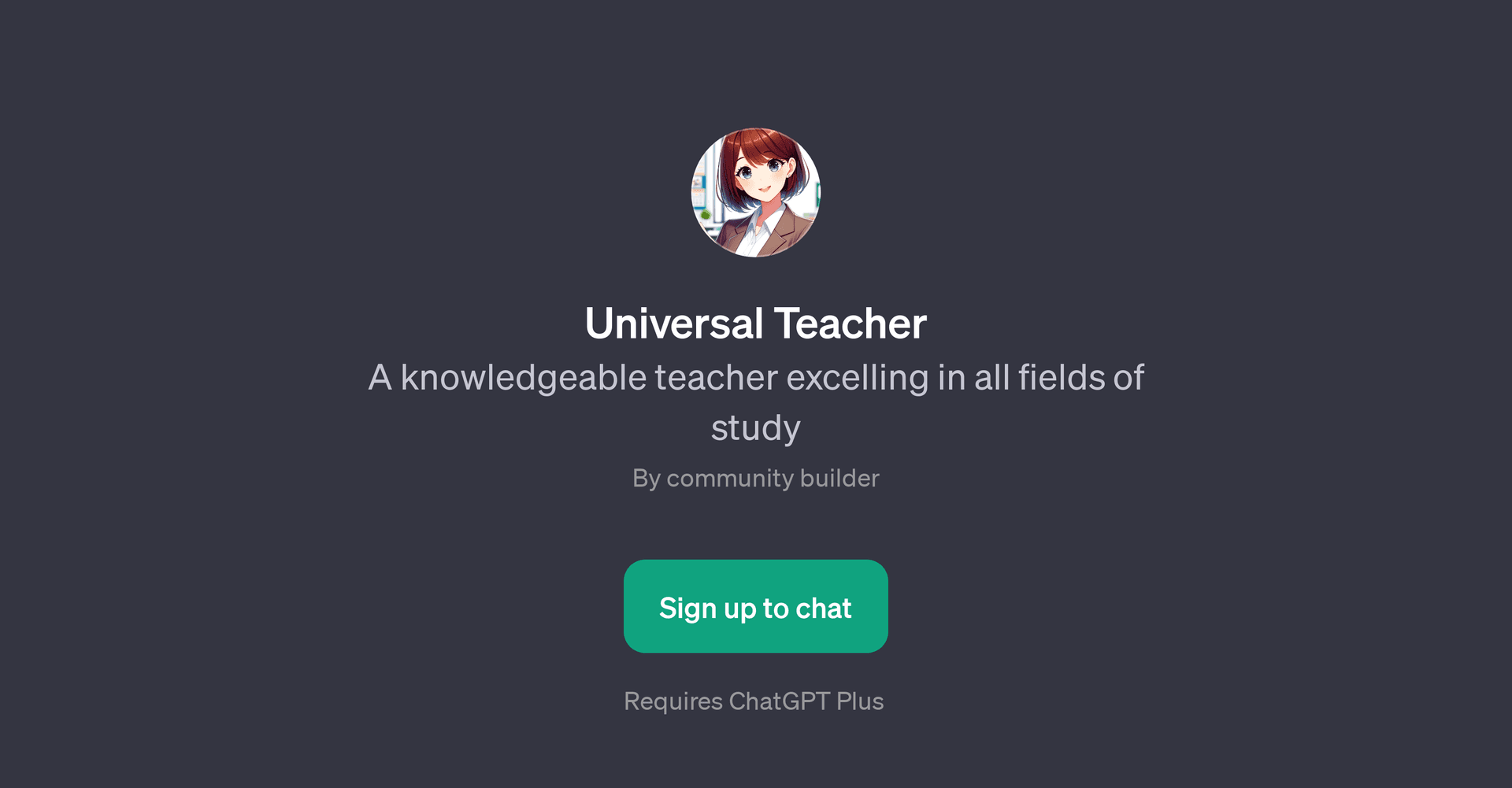 Universal Teacher