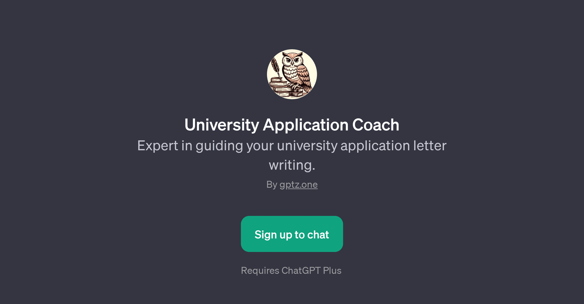 University Application Coach