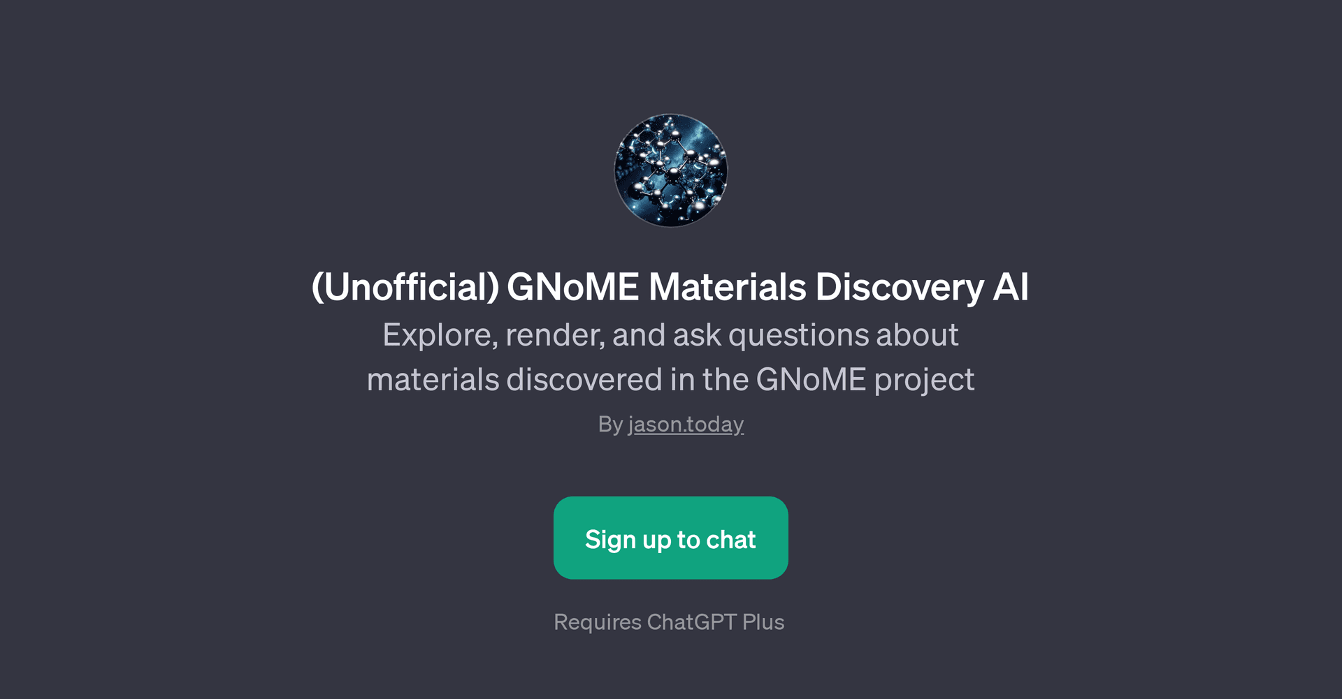 (Unofficial) GNoME Materials Discovery AI