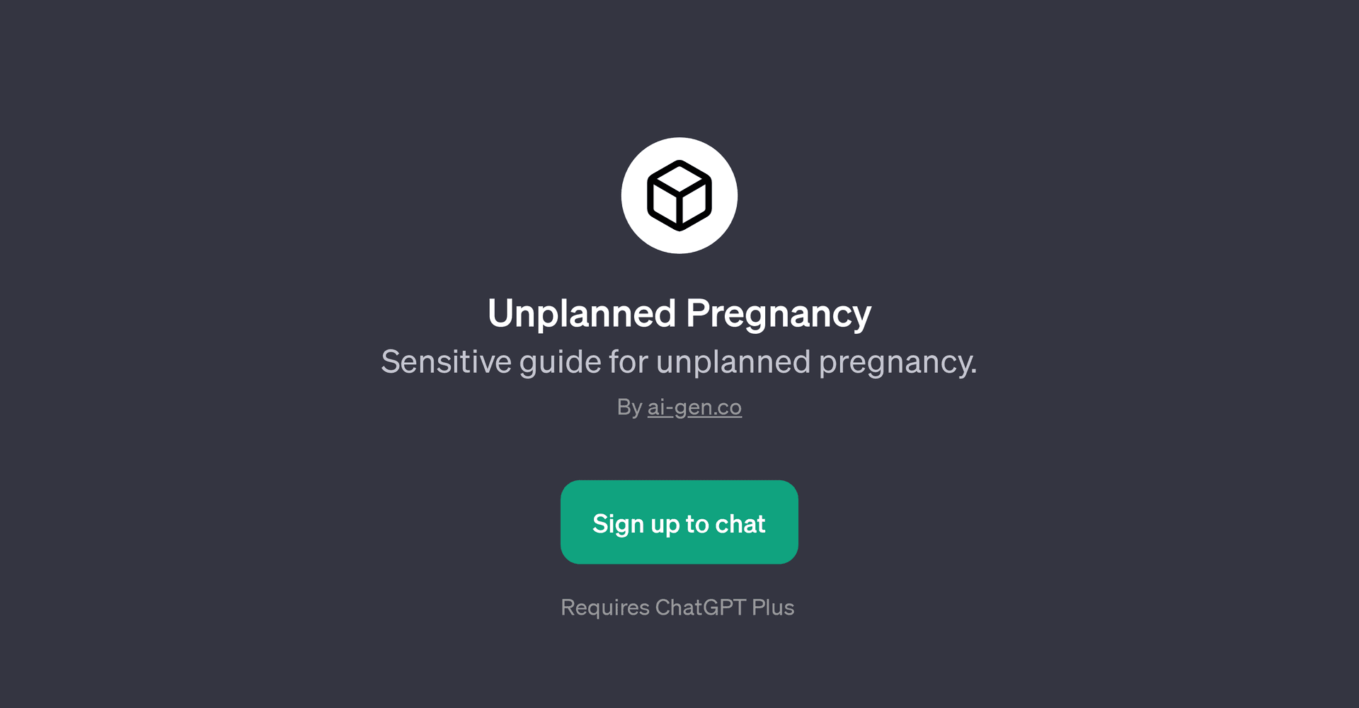 Unplanned Pregnancy Guide