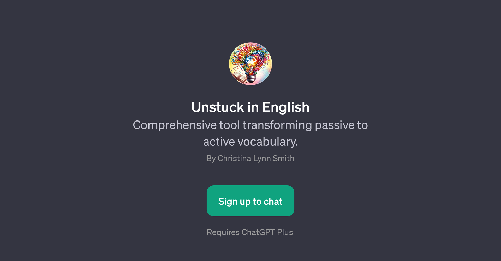 Unstuck in English