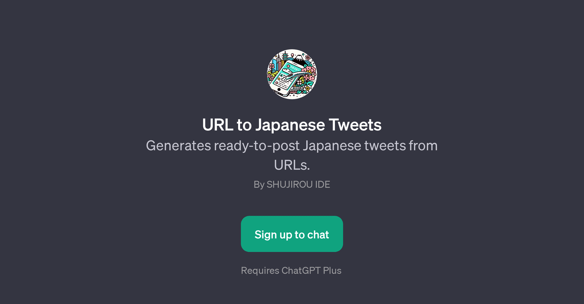 URL to Japanese Tweets