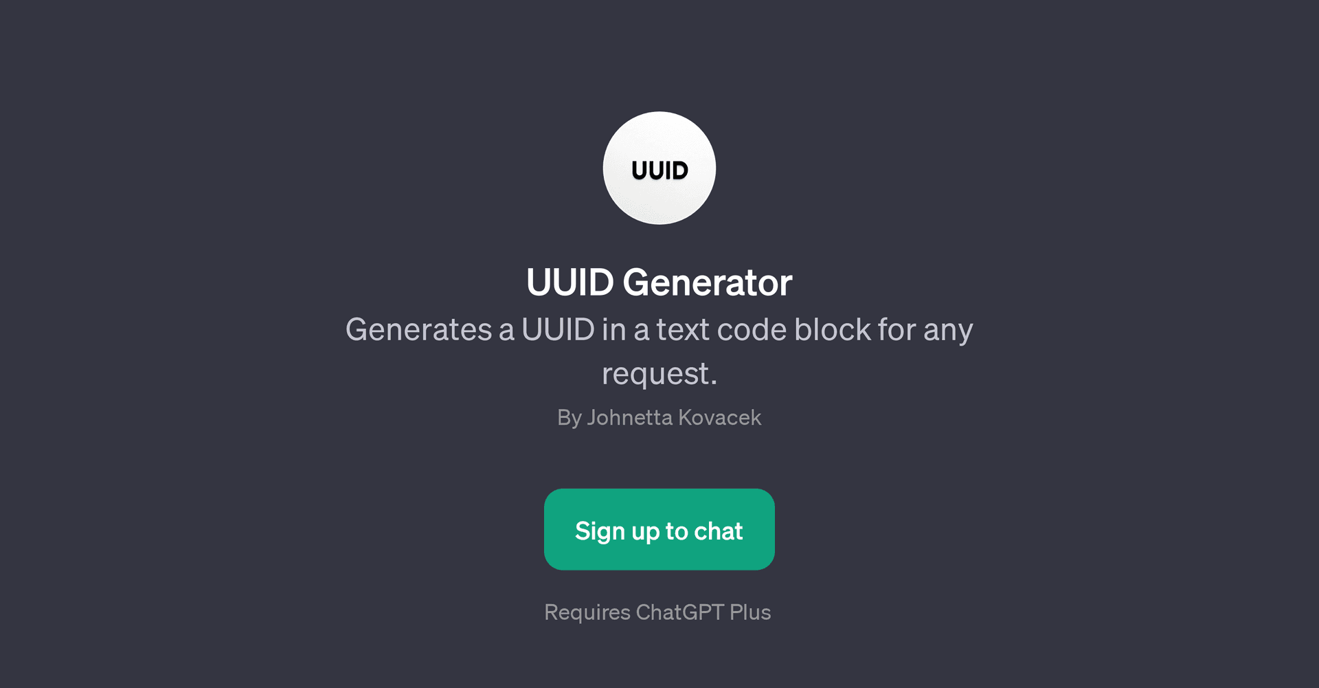 UUID Generator