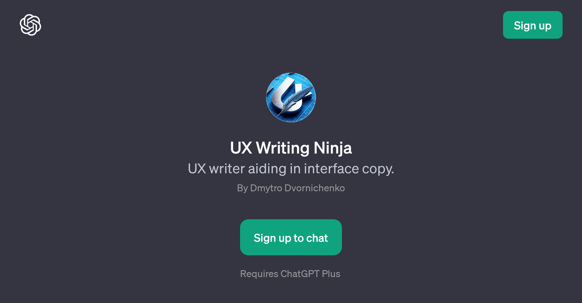 UX Writing Ninja