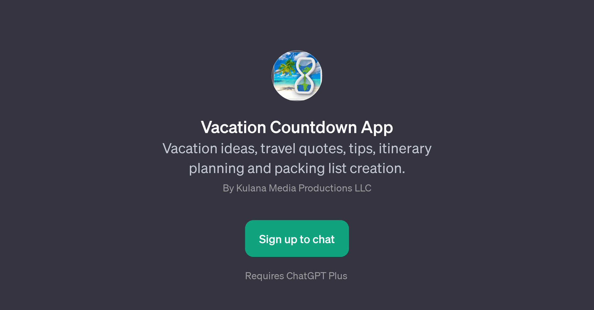 Vacation Countdown App