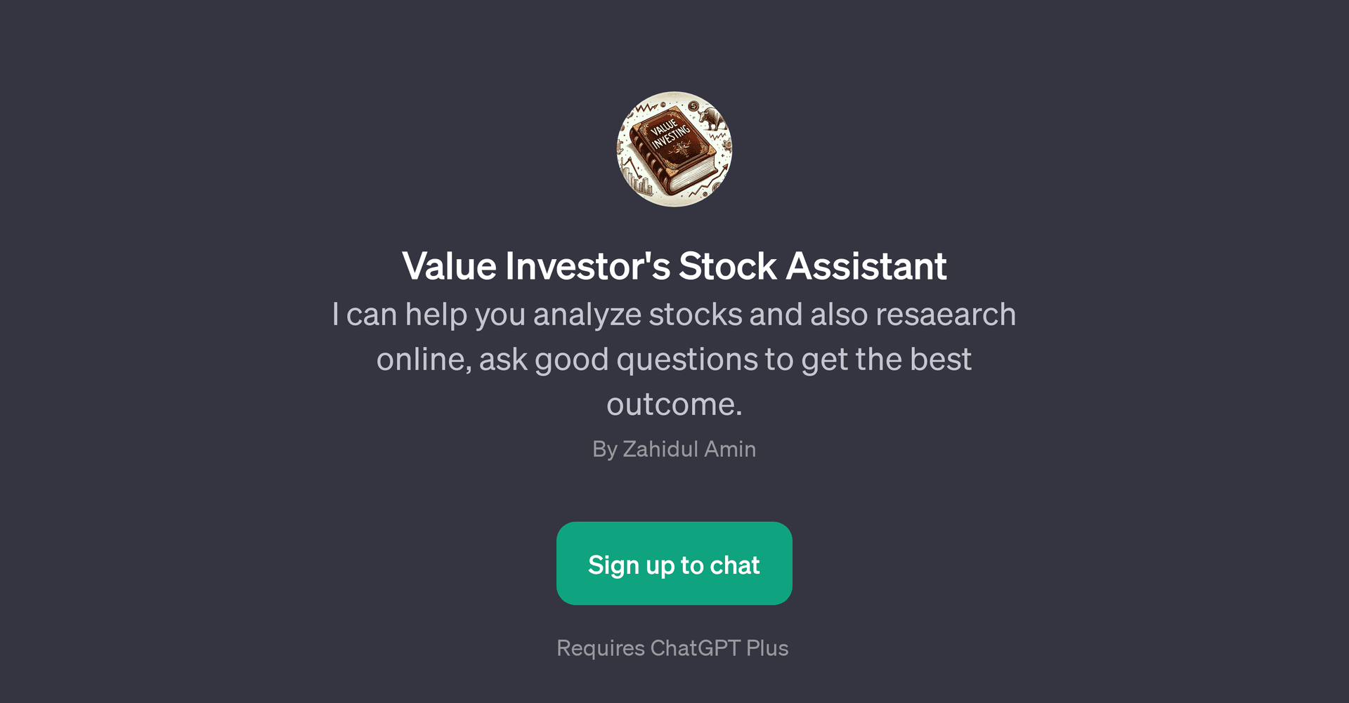 Value Investor's Stock Assistant