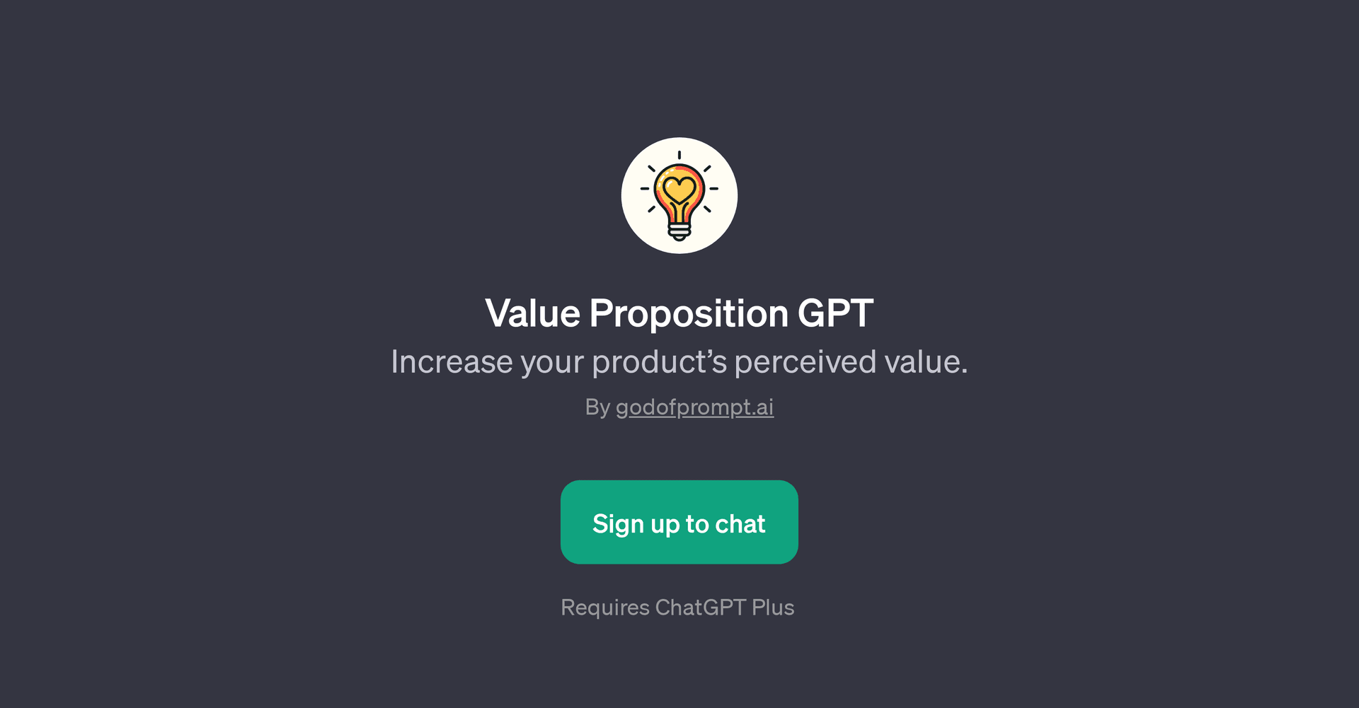 Value Proposition GPT