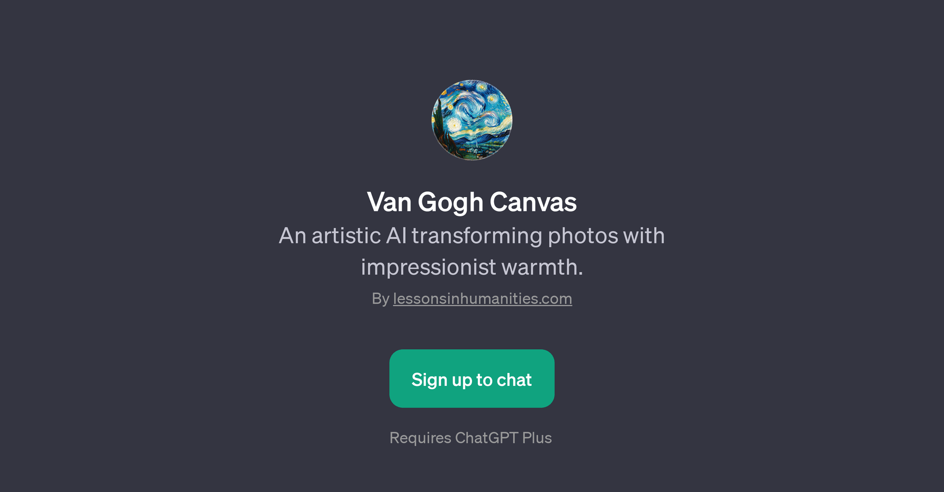 Van Gogh Canvas