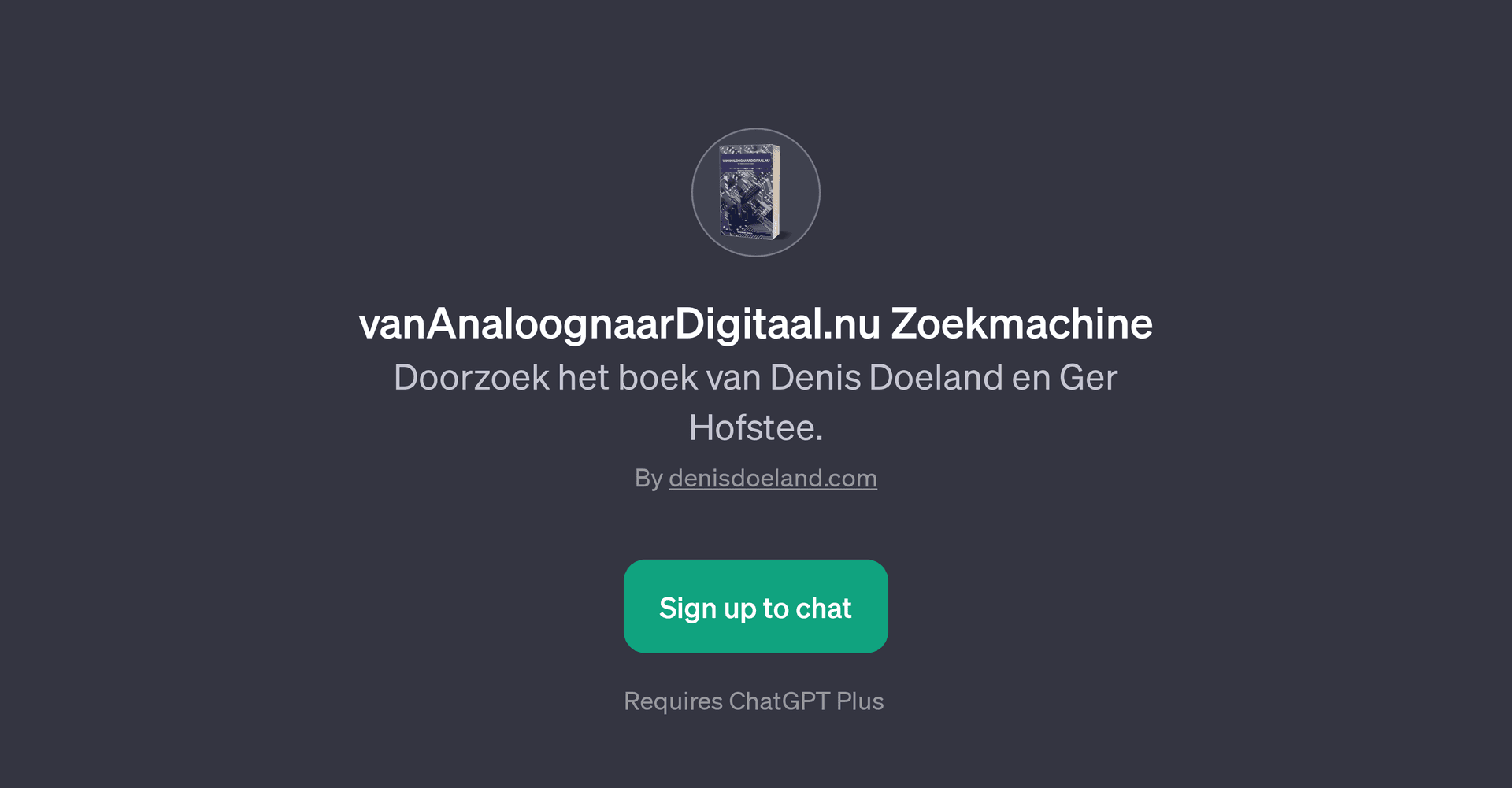 vanAnaloognaarDigitaal.nu Zoekmachine