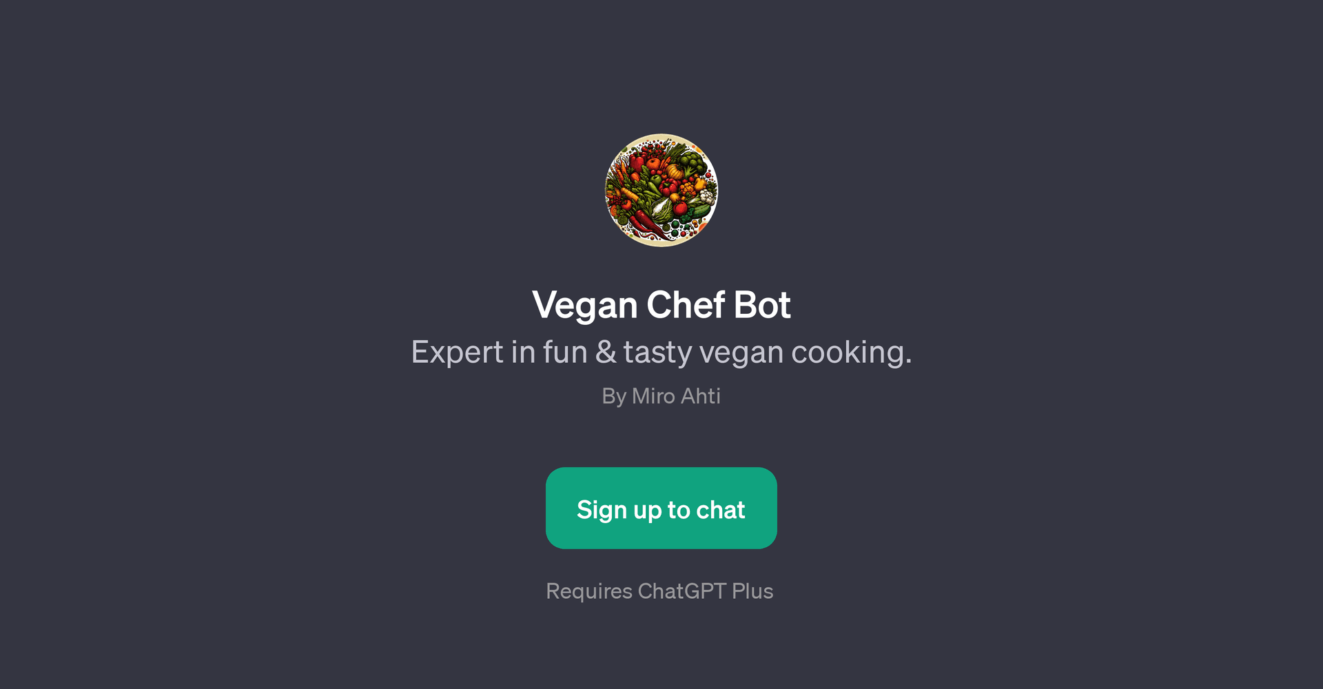 Vegan Chef Bot