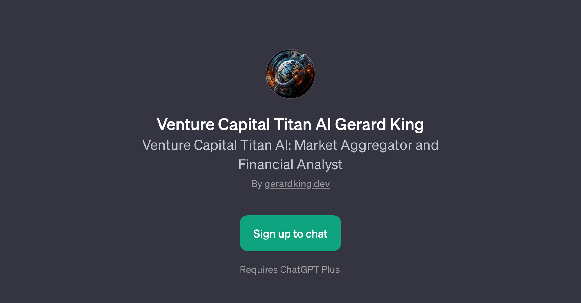 Venture Capital Titan AI Gerard King