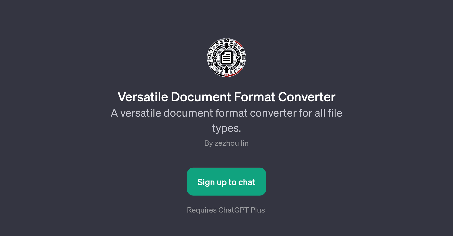 Versatile Document Format Converter