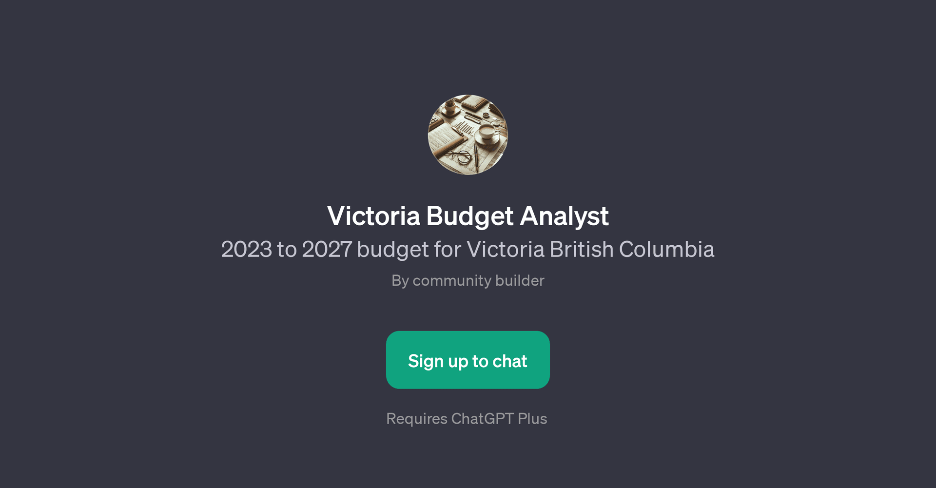 Victoria Budget Analyst
