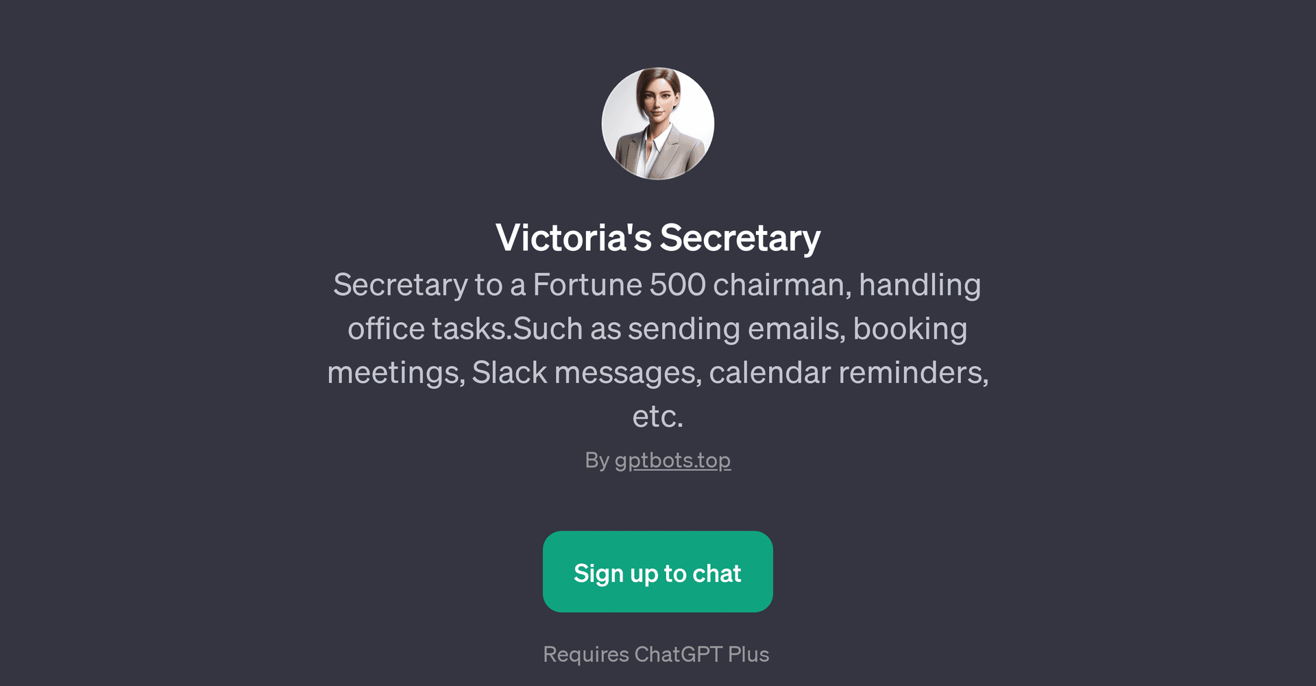 Victoria's Secretary