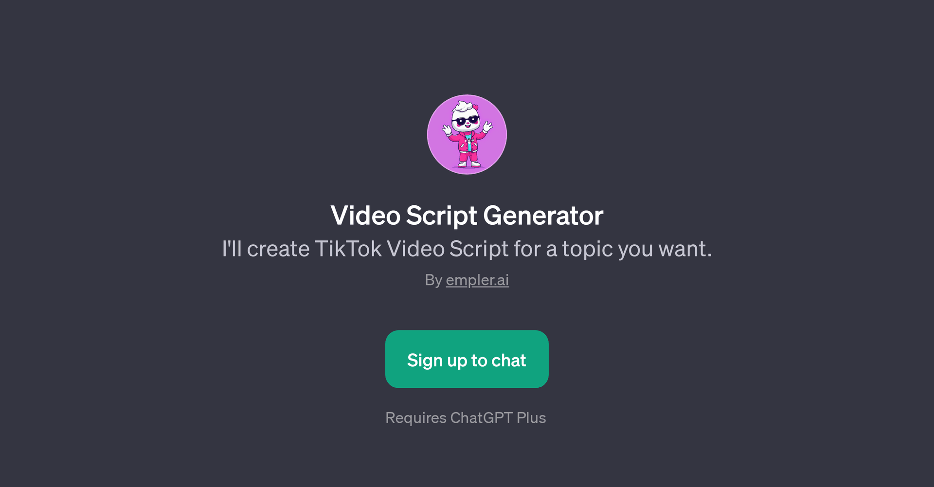 Video Script Generator