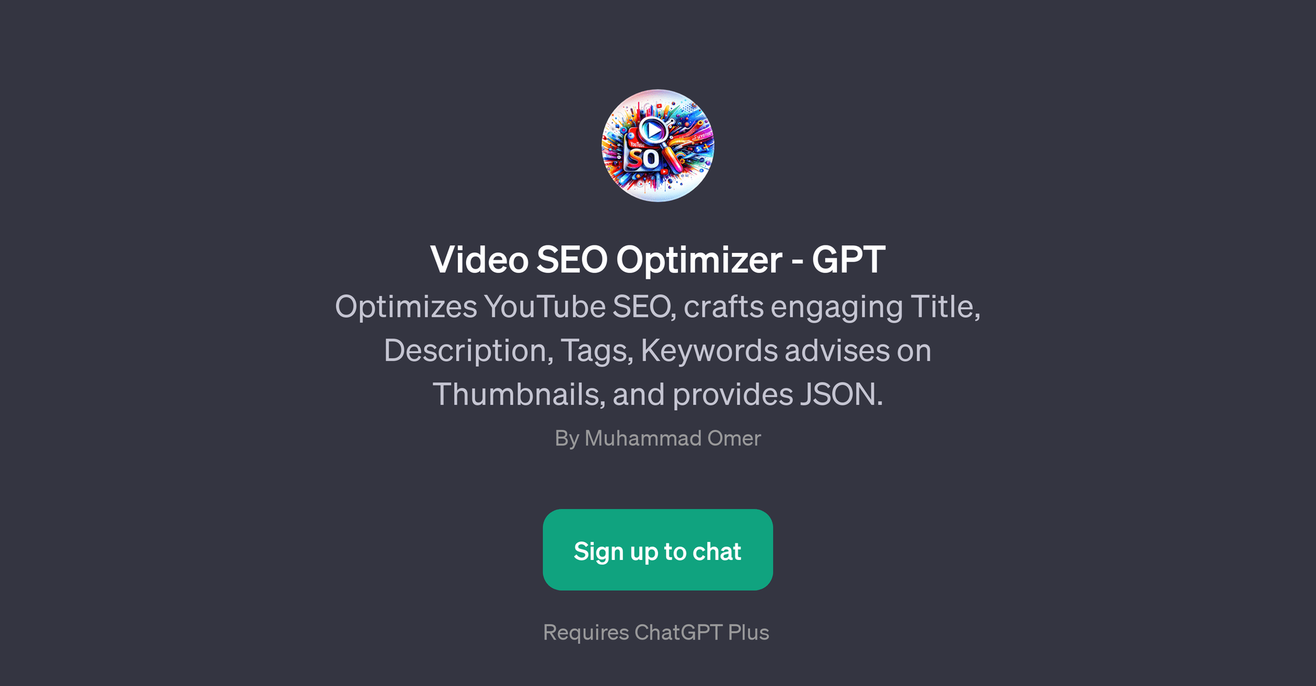 Video SEO Optimizer - GPT