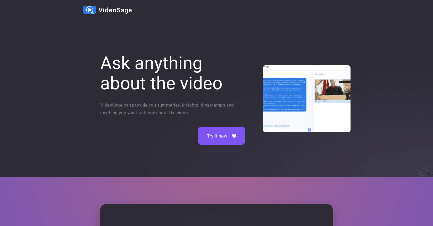 VideoSage