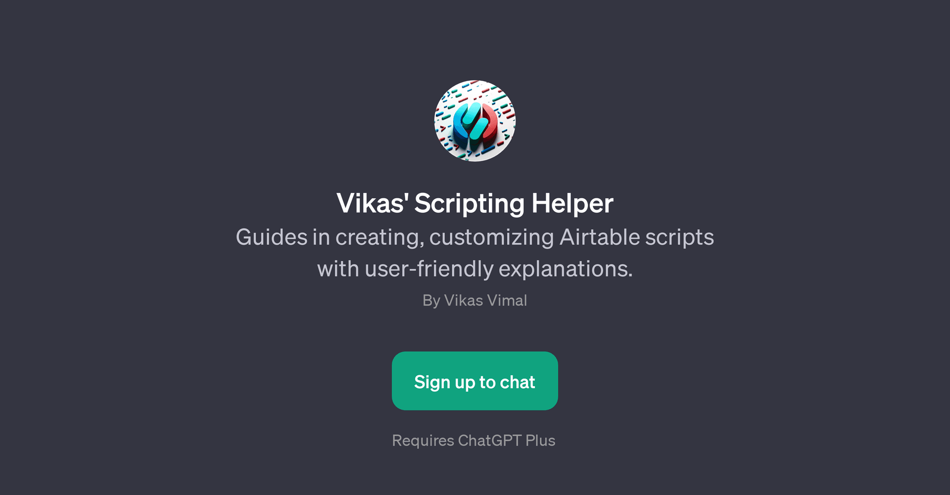 Vikas' Scripting Helper