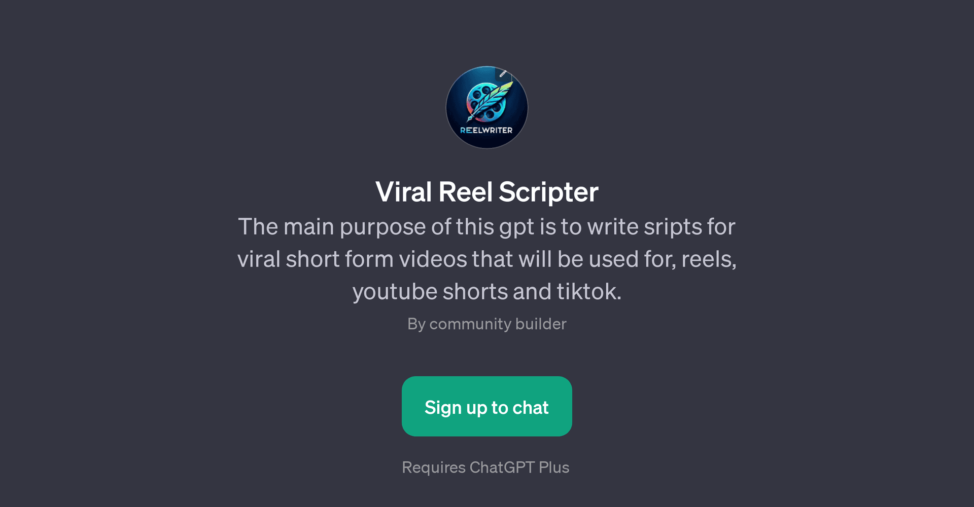 Viral Reel Scripter