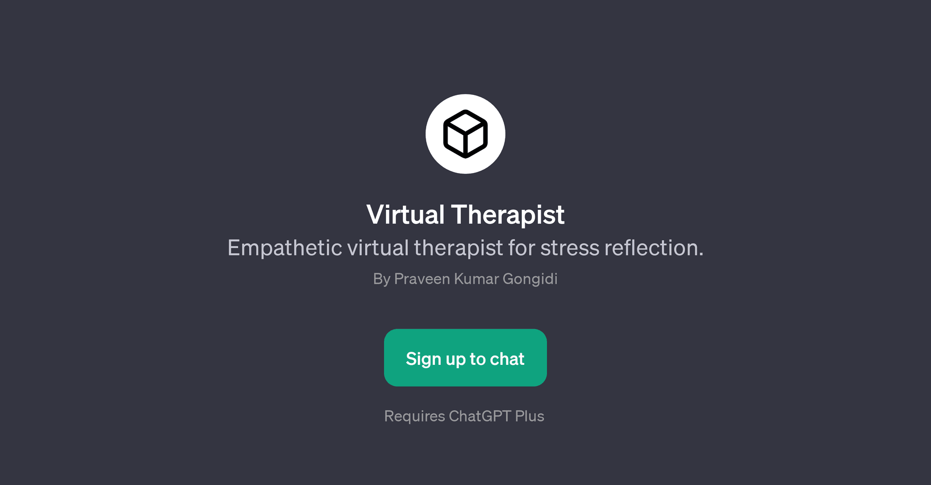 Virtual Therapist