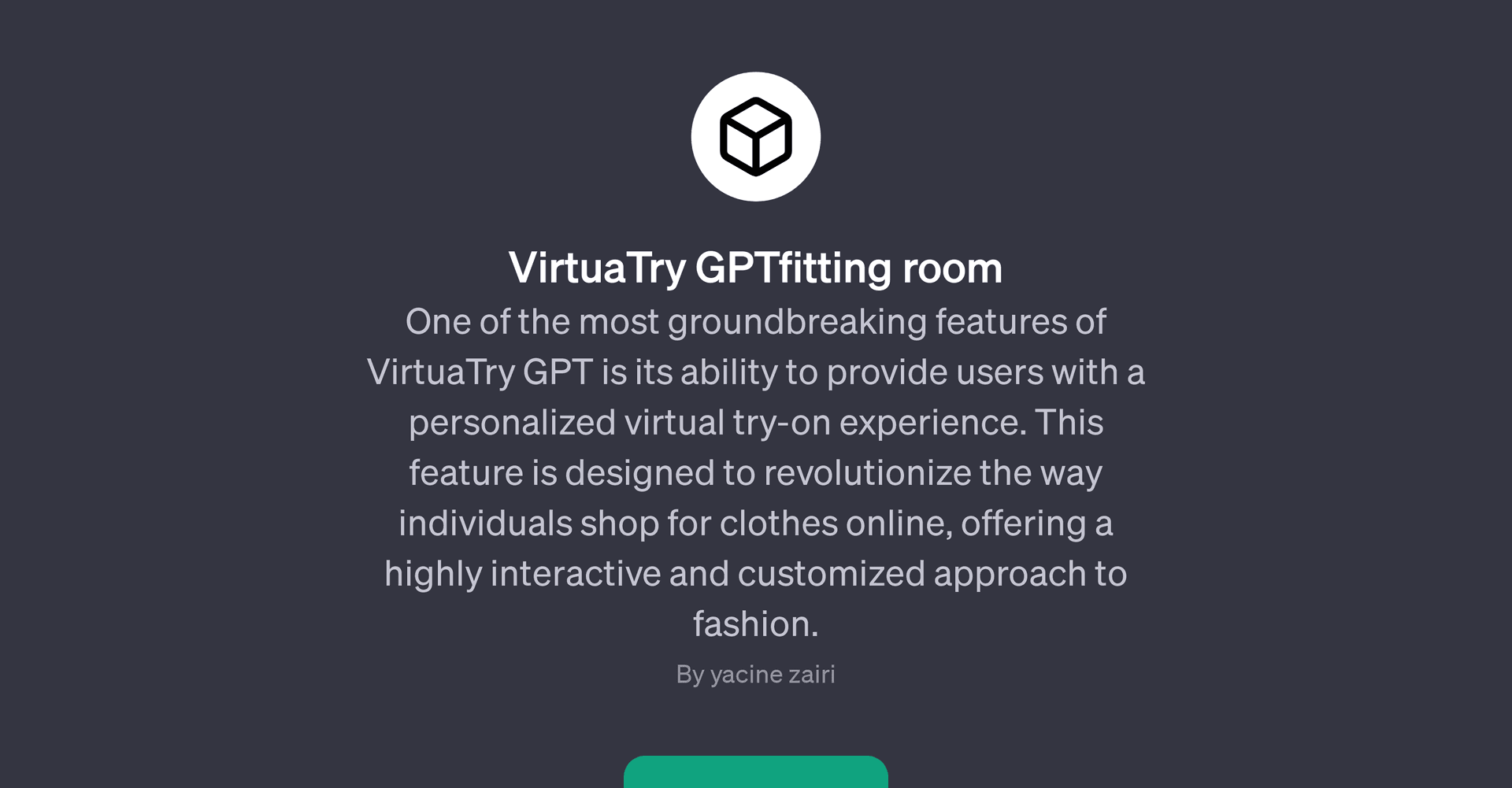 VirtuaTry GPTfitting room