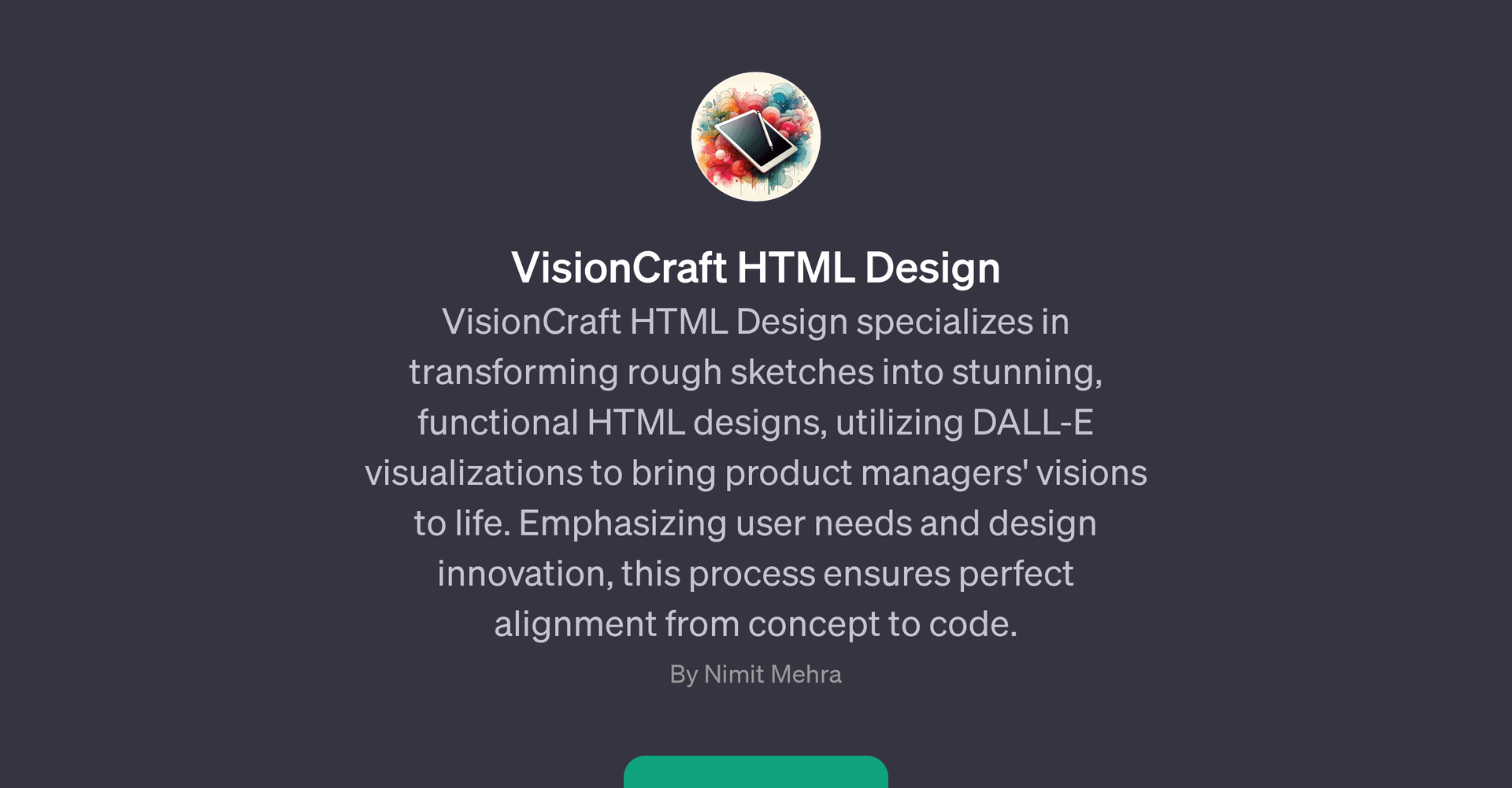 VisionCraft HTML Design