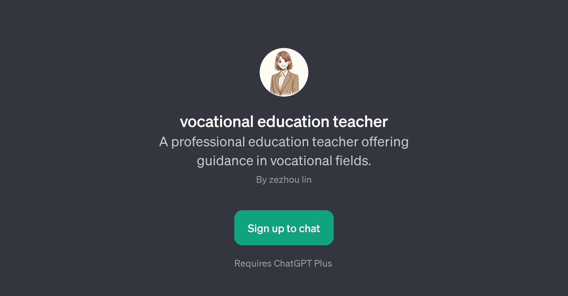 Vocational Education Teacher GPT