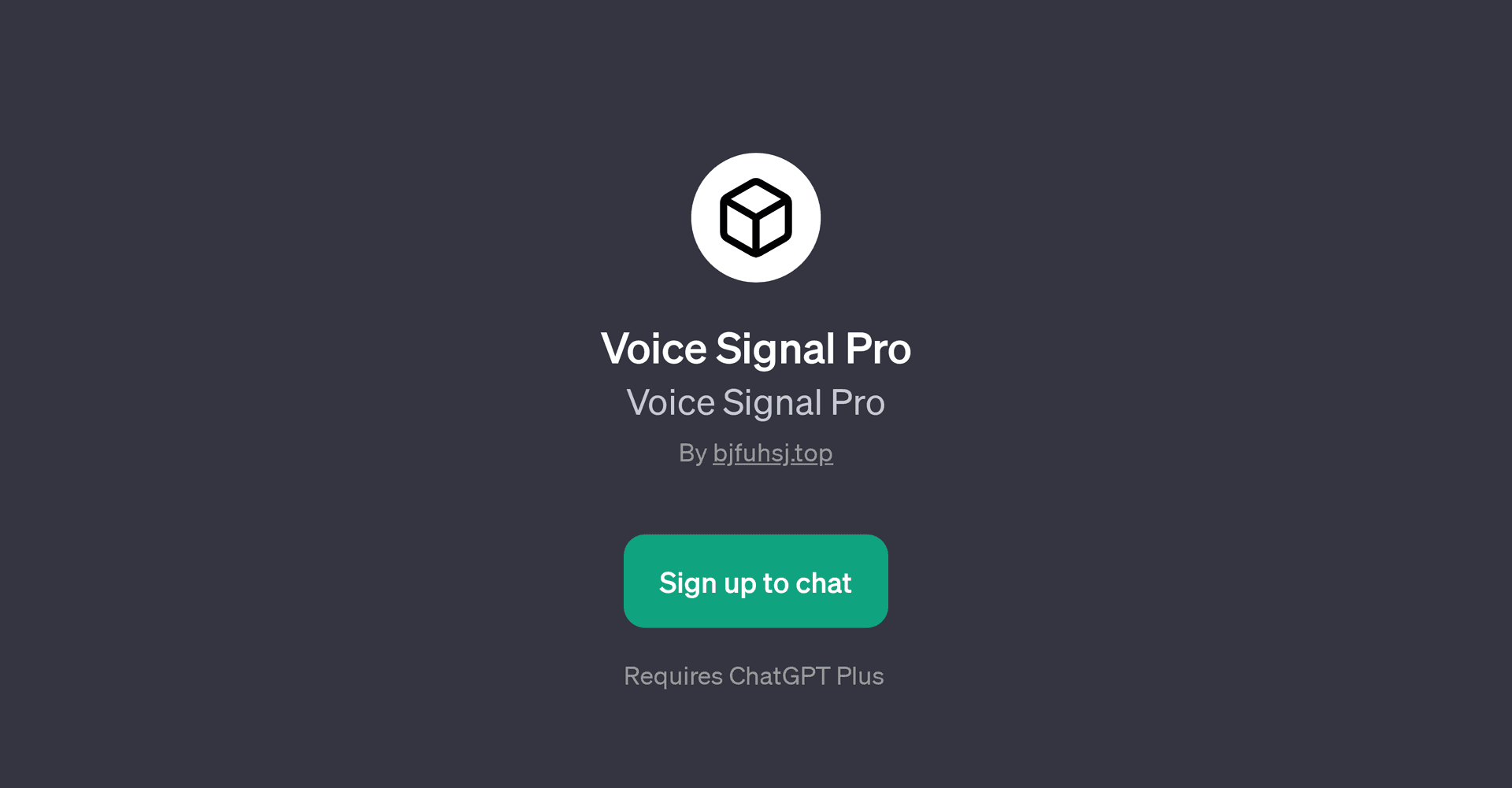 Voice Signal Pro