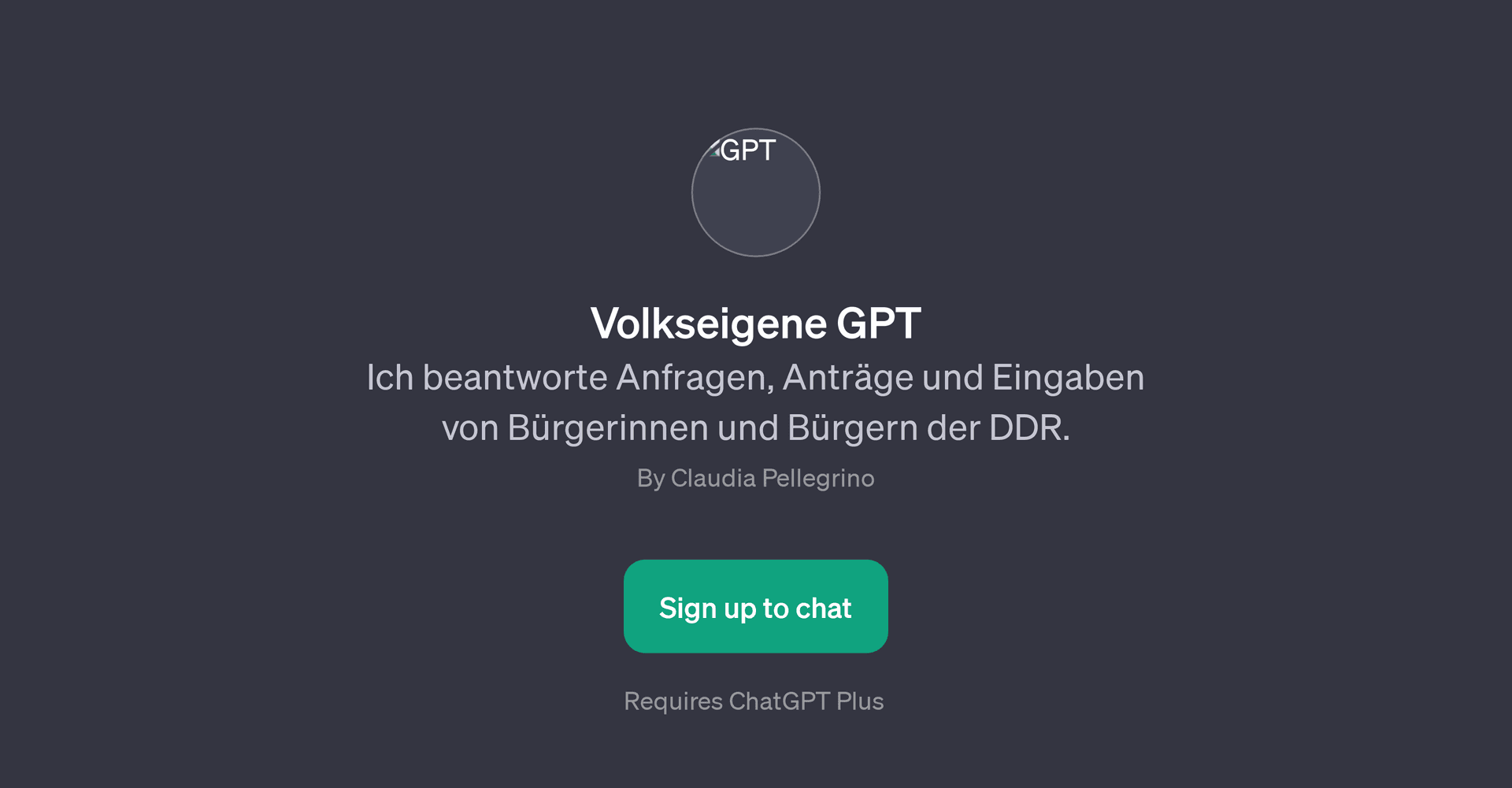 Volkseigene GPT