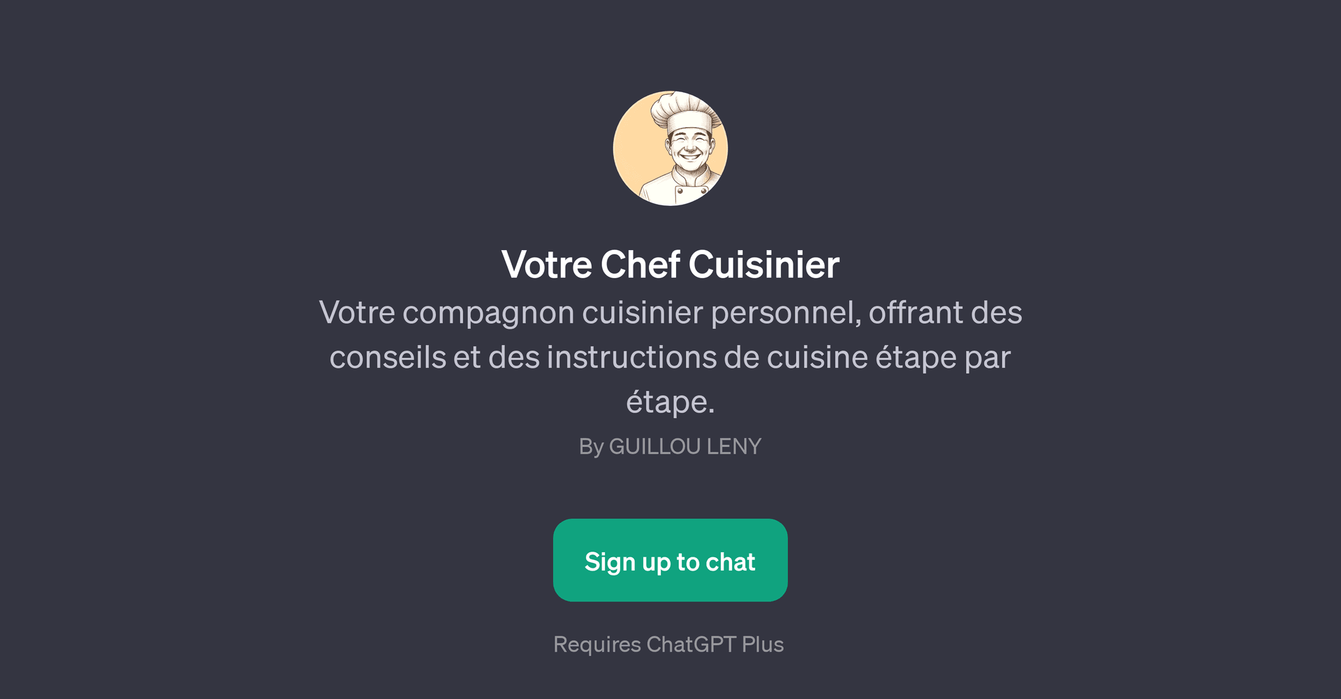 Votre Chef Cuisinier