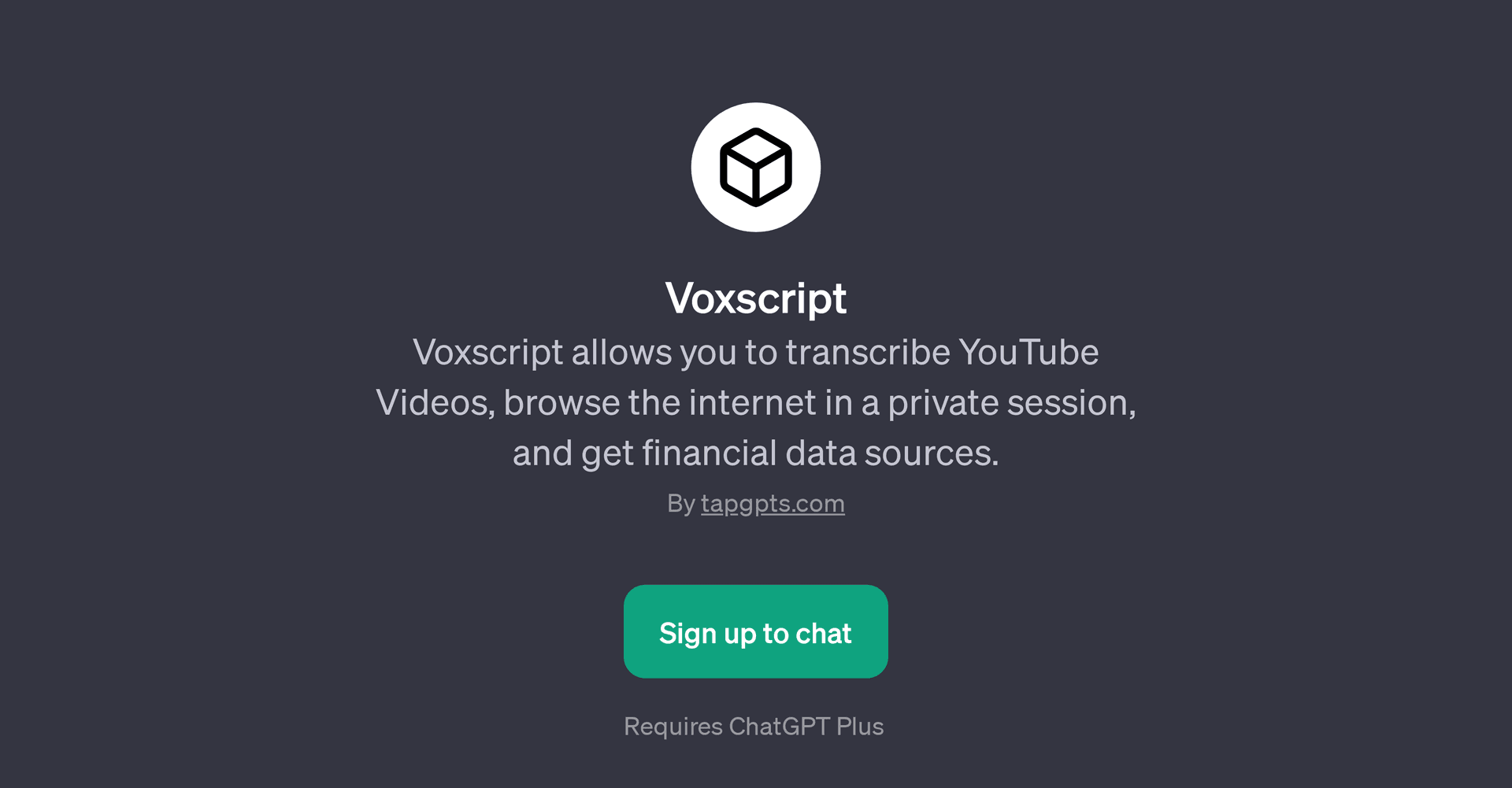Voxscript