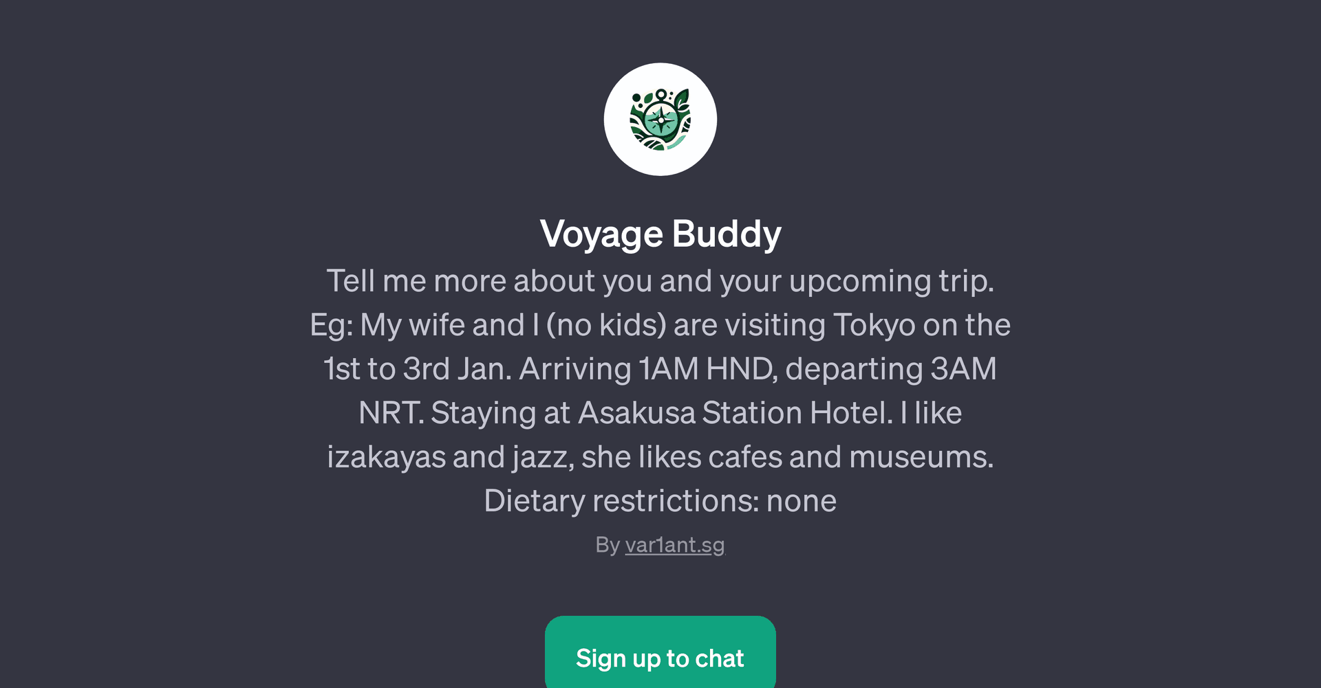 Voyage Buddy