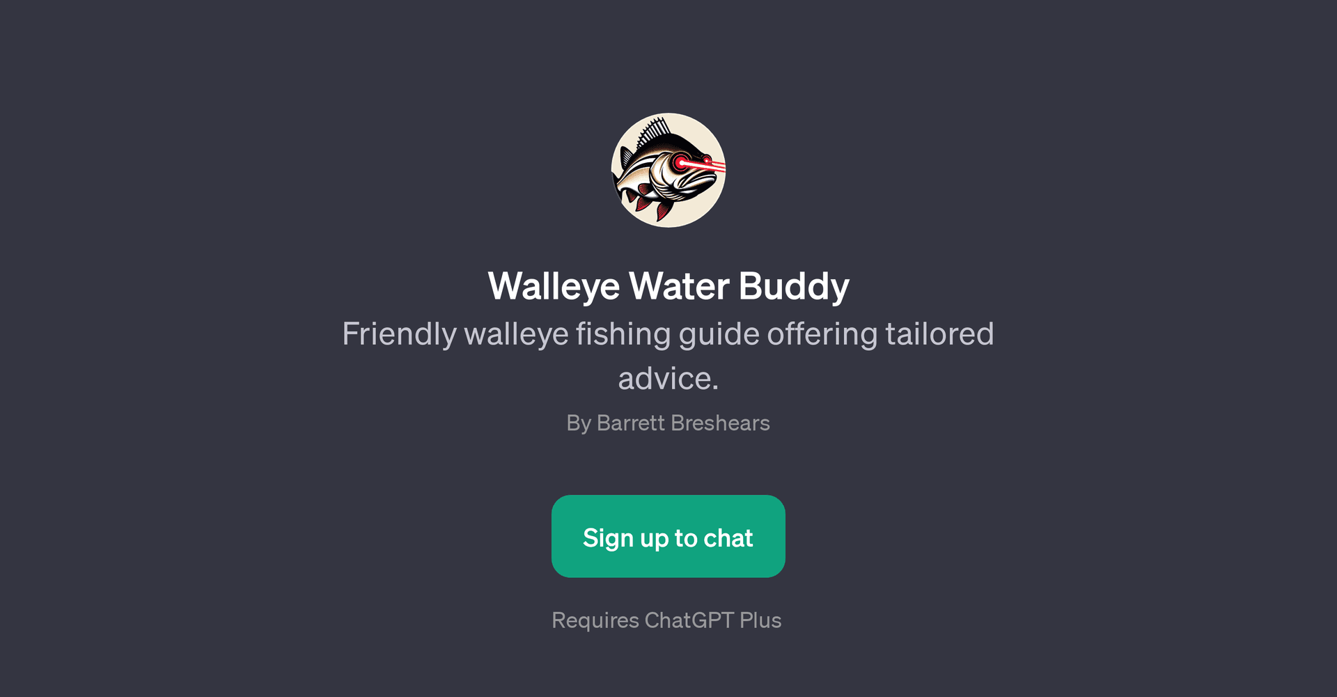 Walleye Water Buddy
