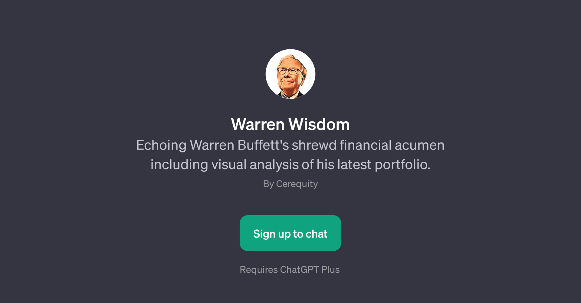 Warren Wisdom