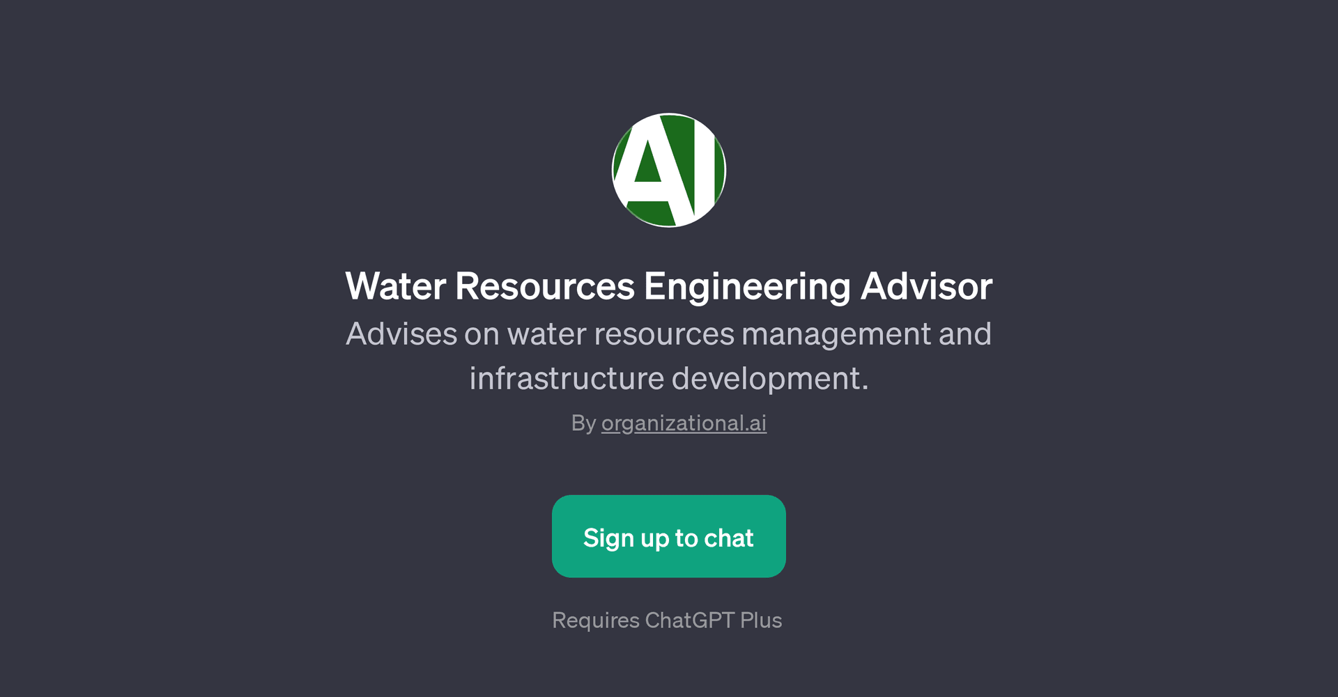 Water Resources Engineering Advisor