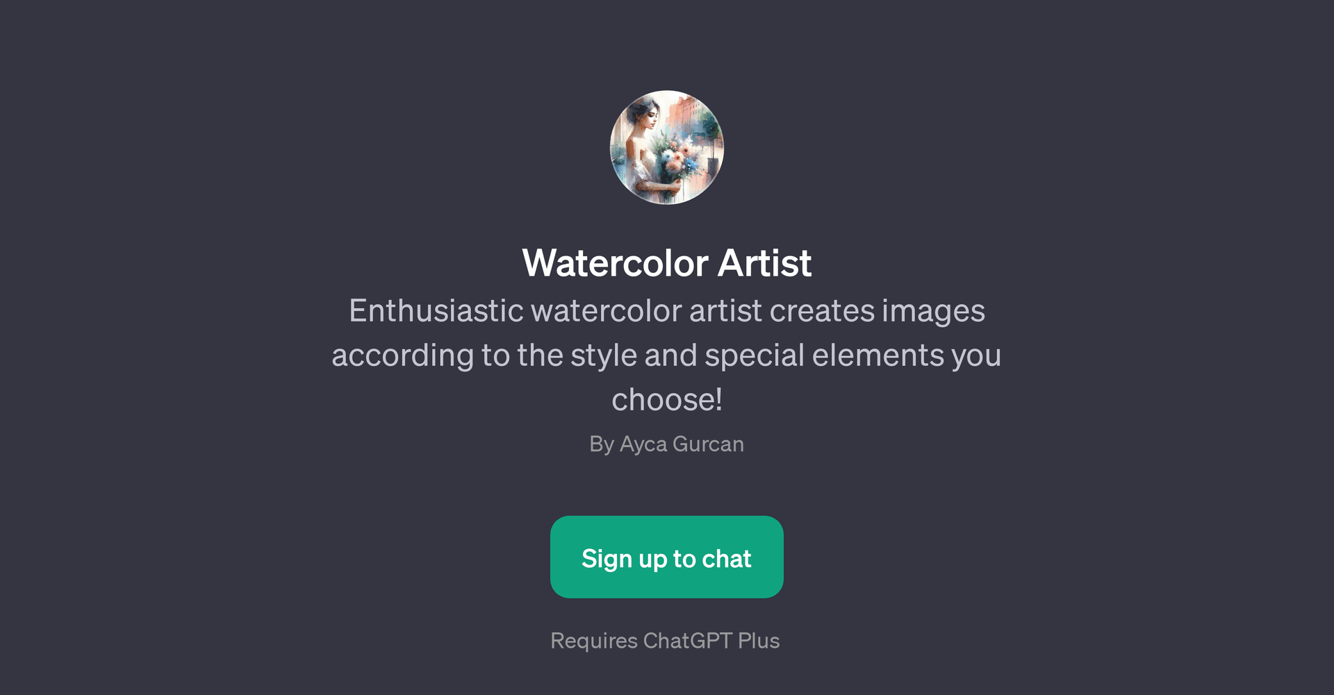 Watercolor Artist