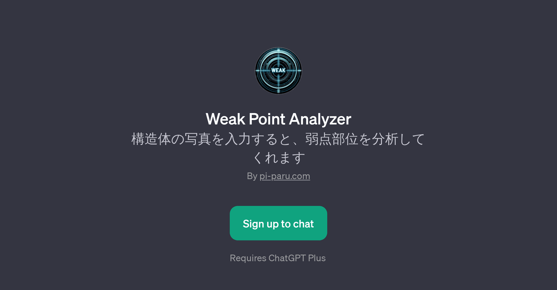 Weak Point Analyzer