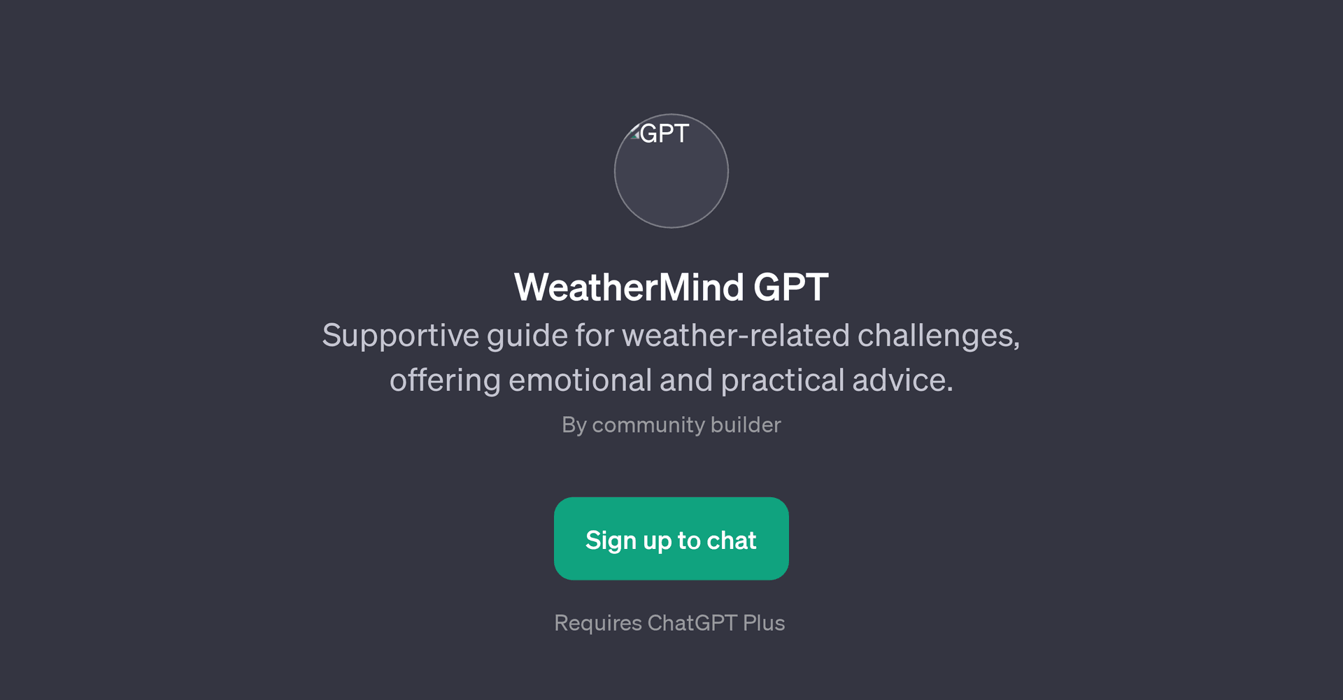 WeatherMind GPT