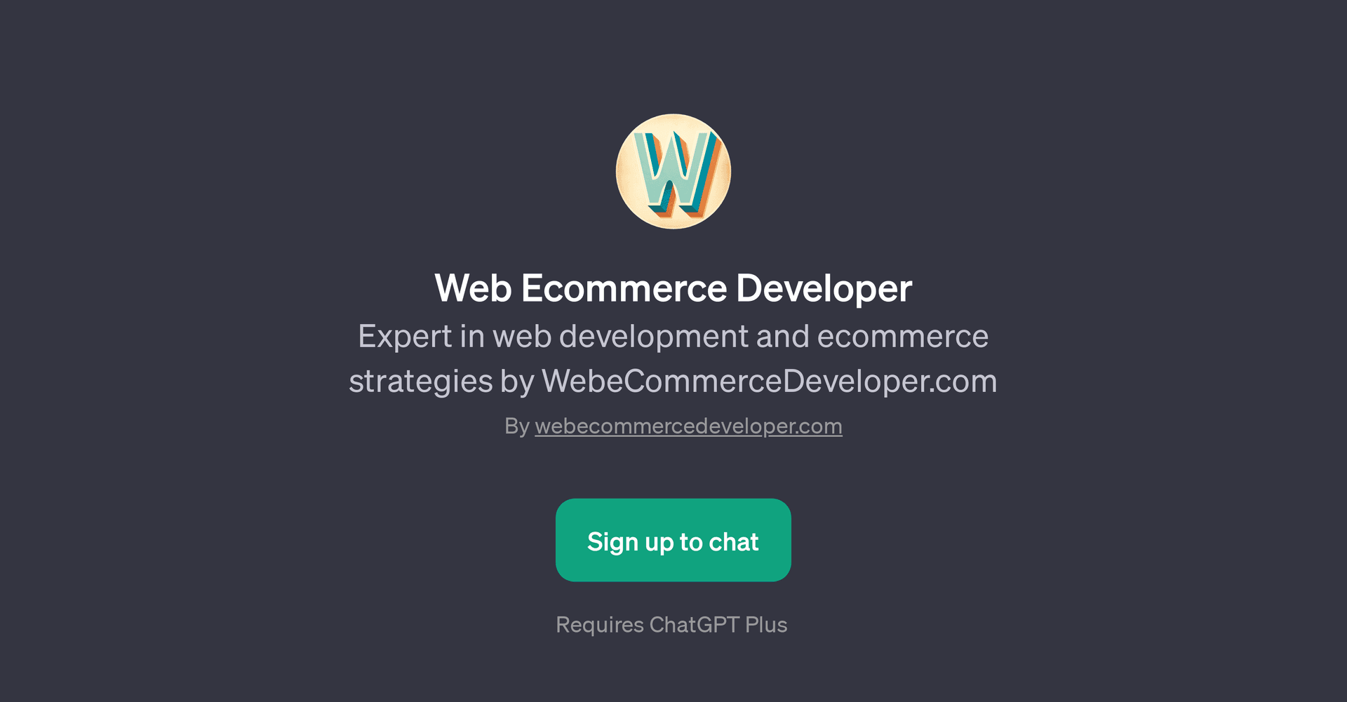 Web Ecommerce Developer