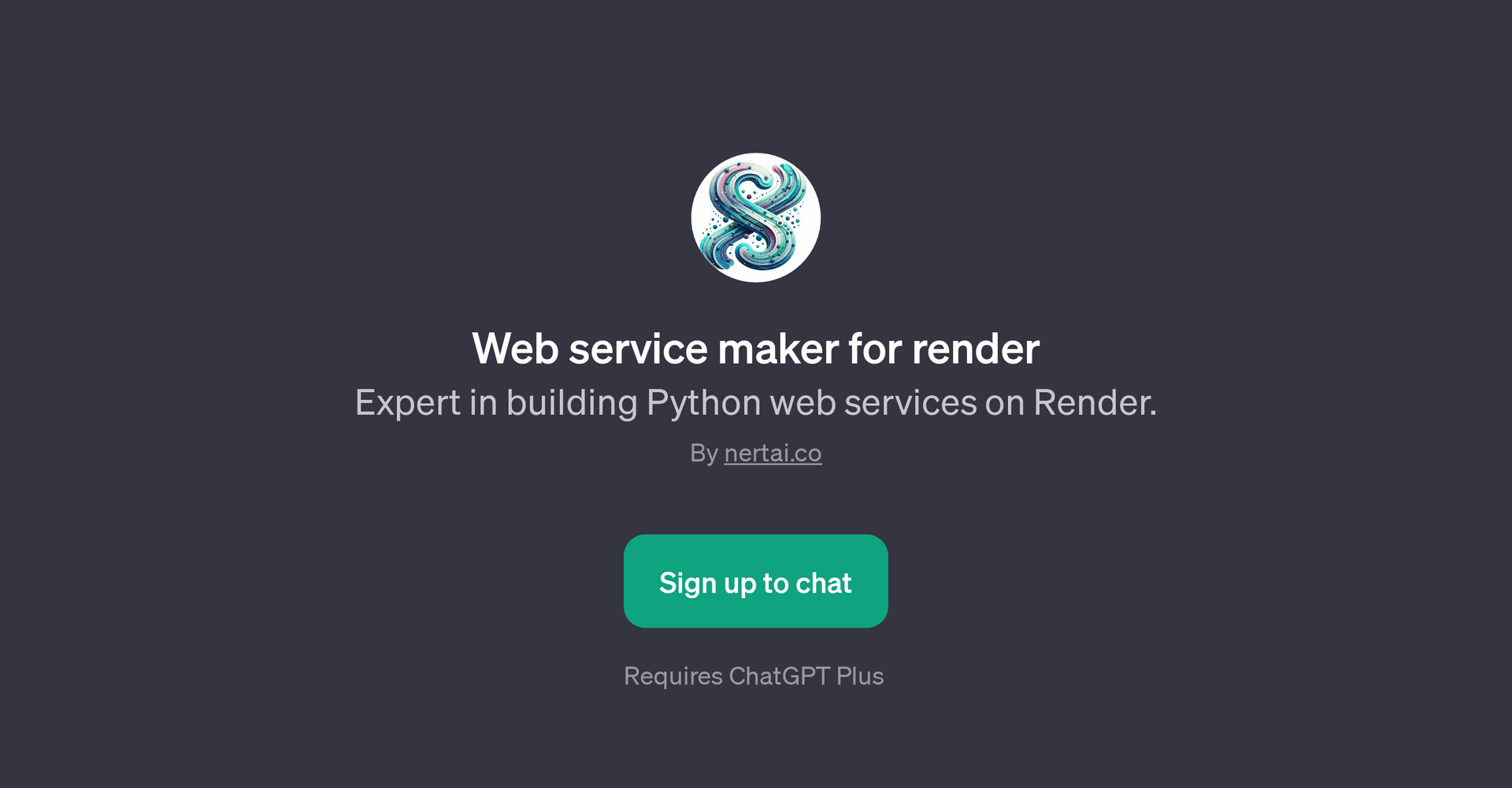 Web Service Maker for Render