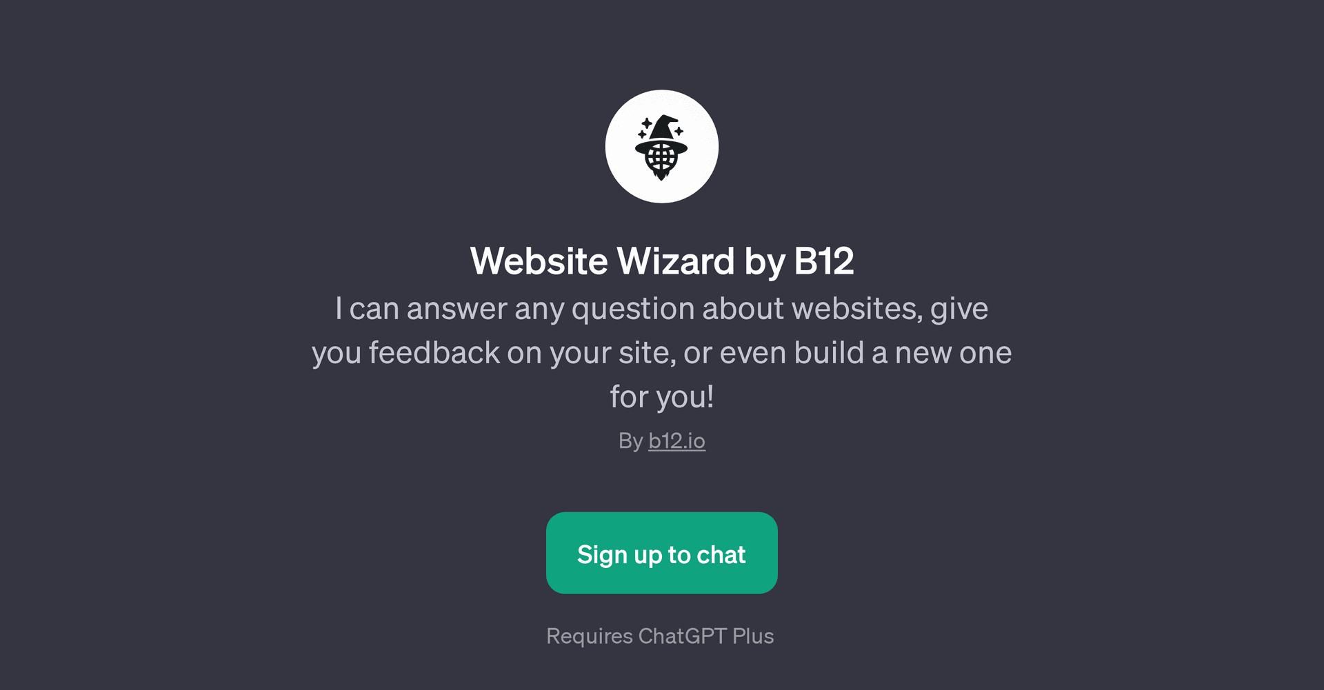 Website Wizard by B12