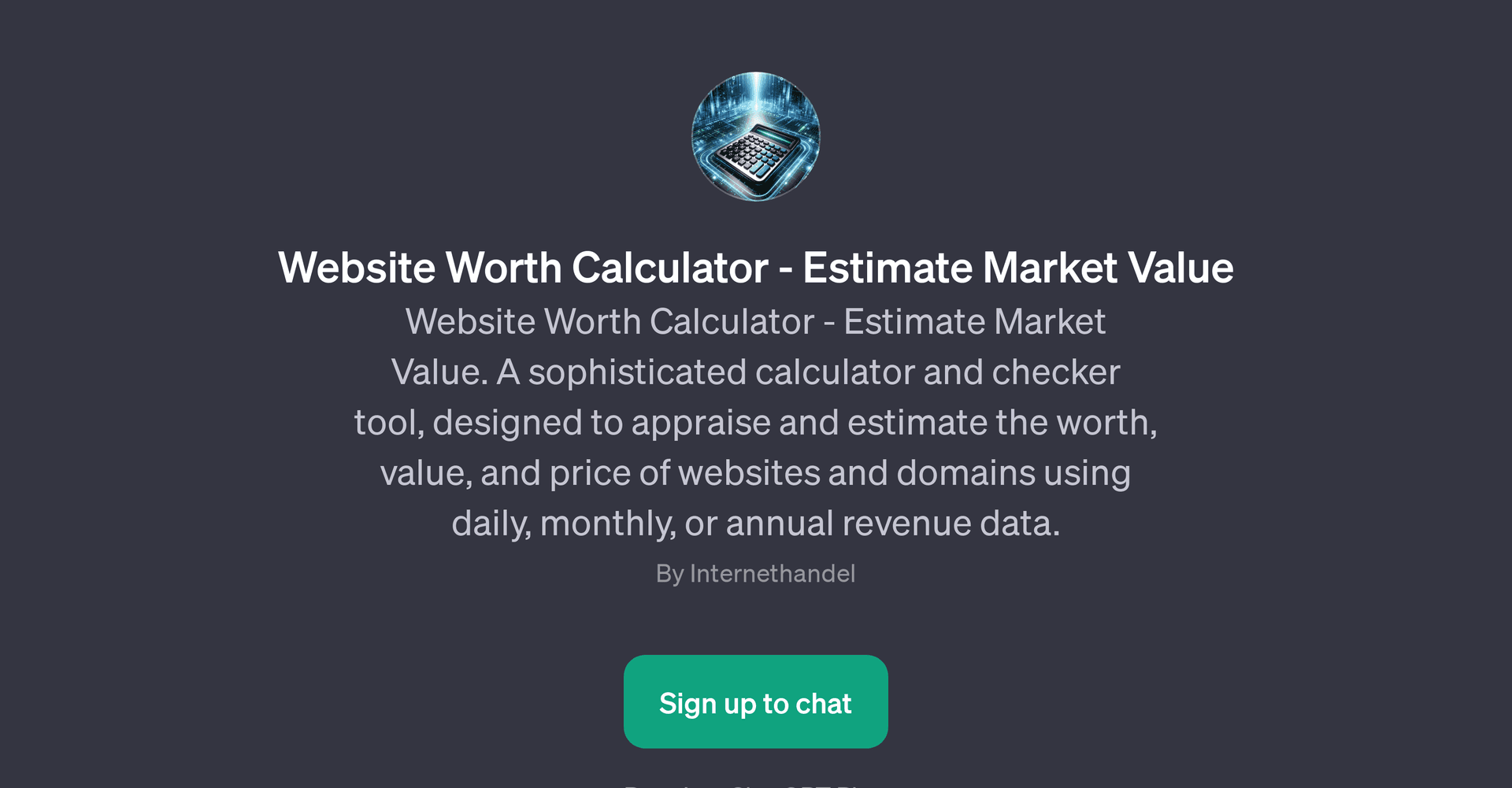 Website Worth Calculator