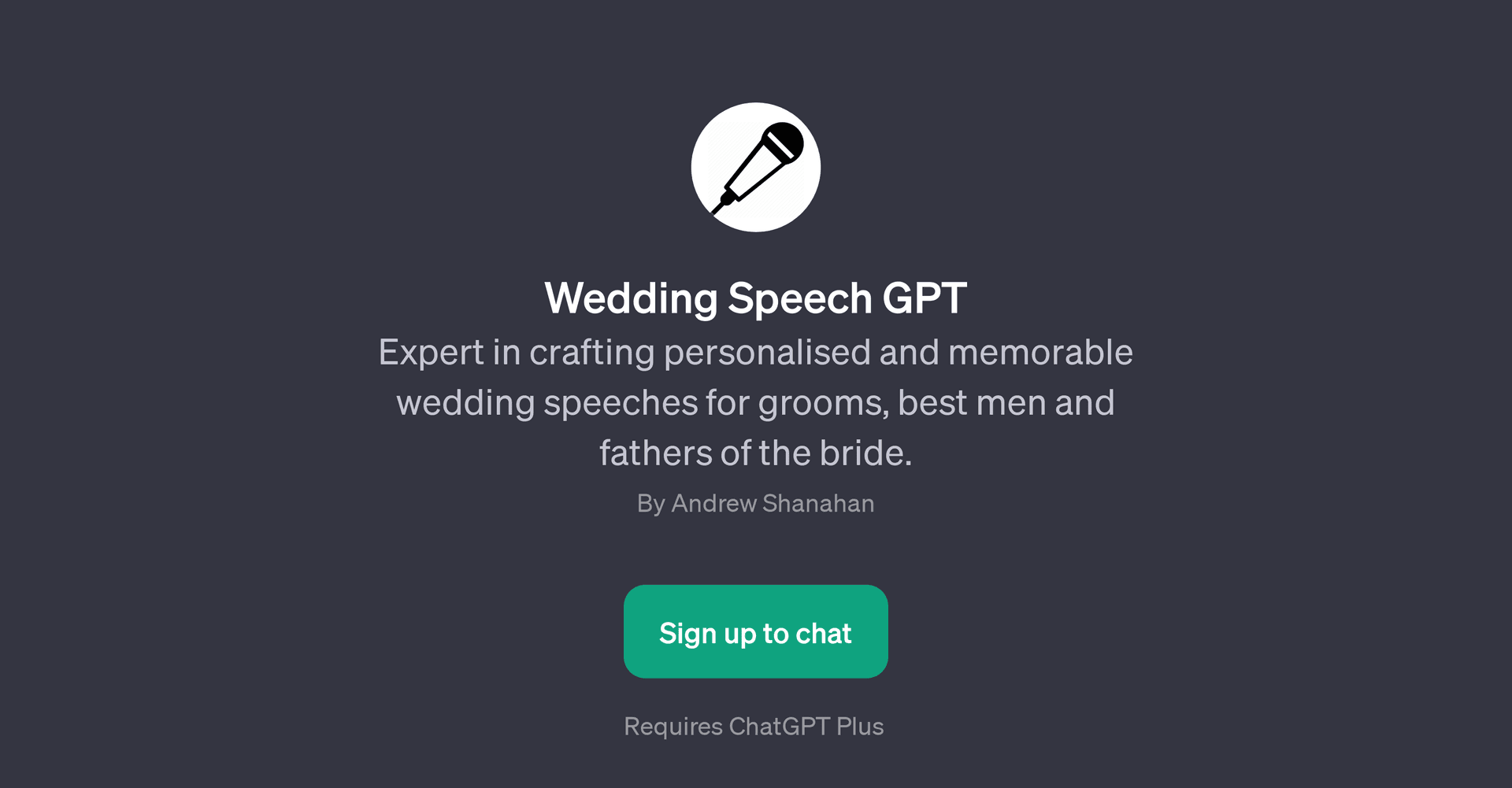 Wedding Speech GPT