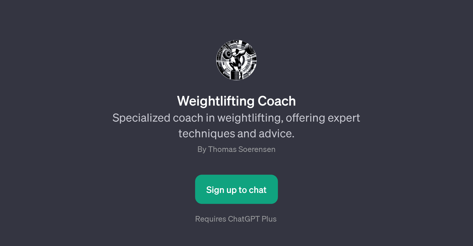 Weightlifting Coach