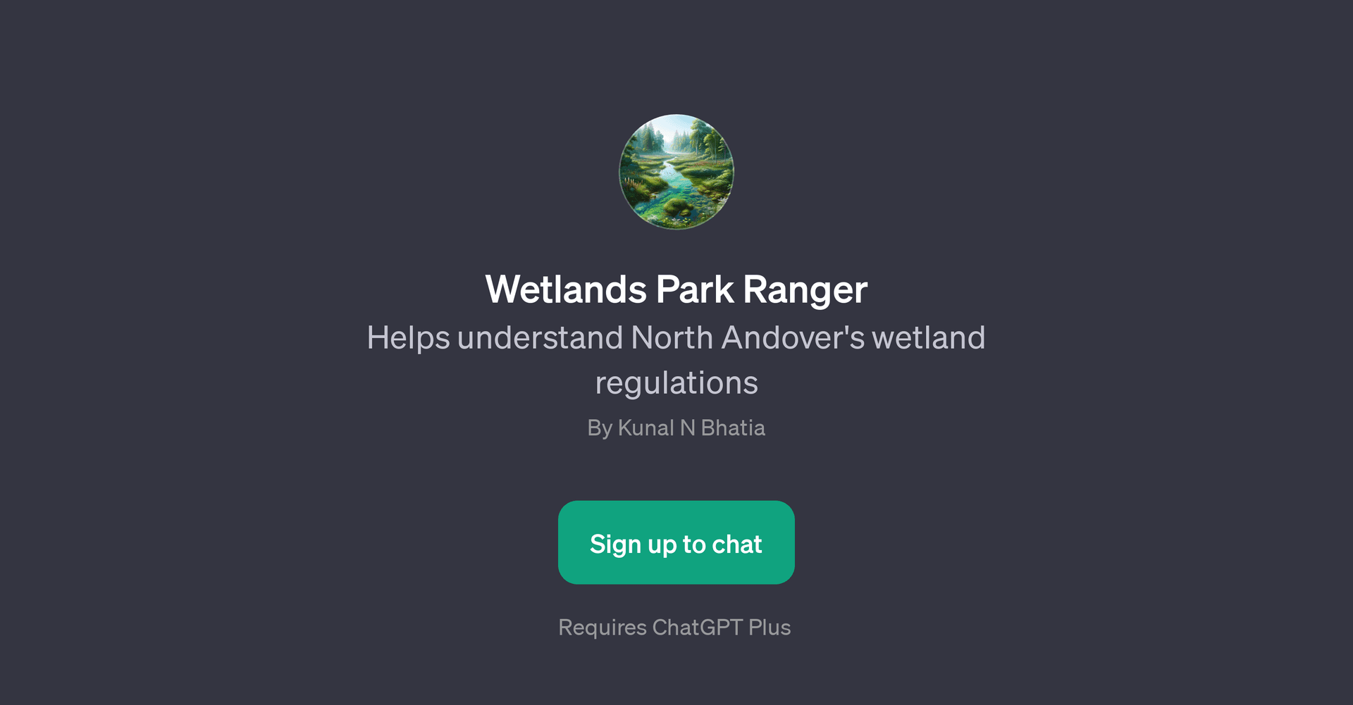 Wetlands Park Ranger