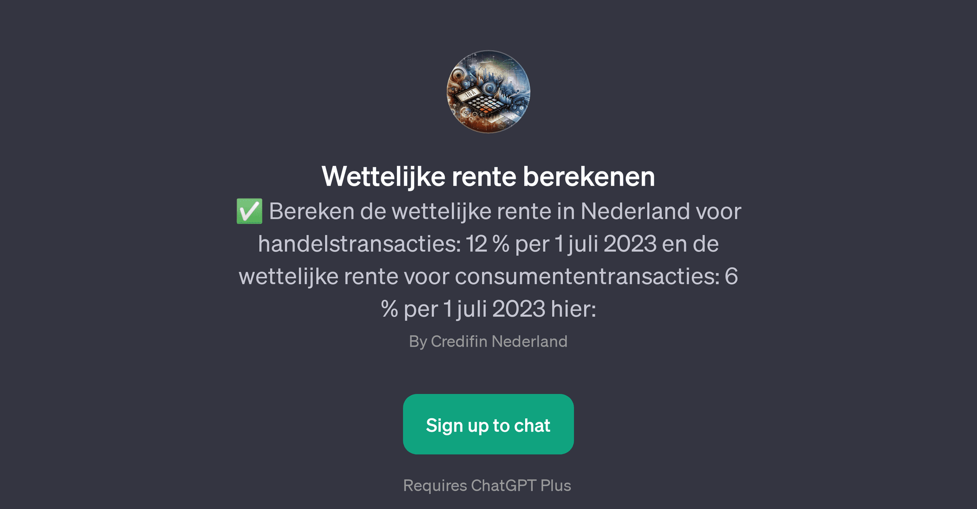 Wettelijke Rente Berekenen