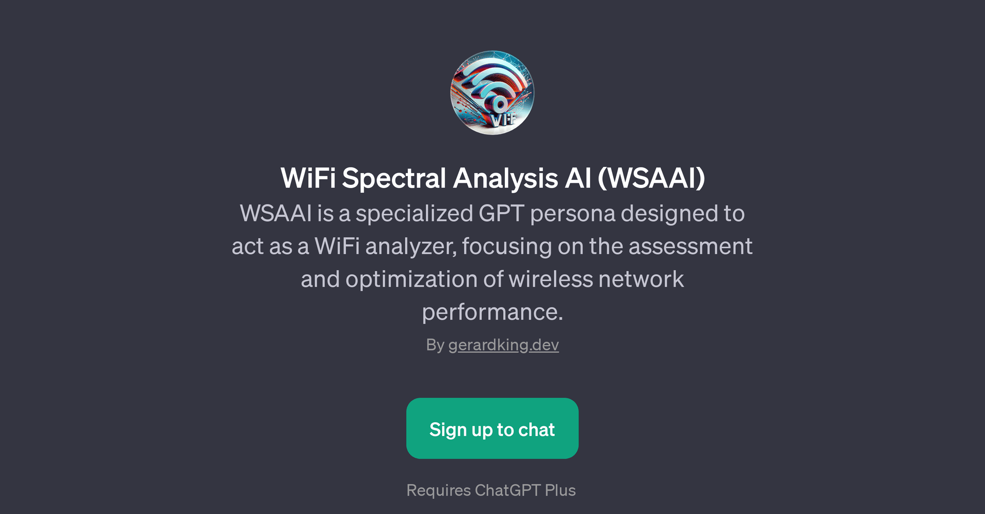 WiFi Spectral Analysis AI (WSAAI)